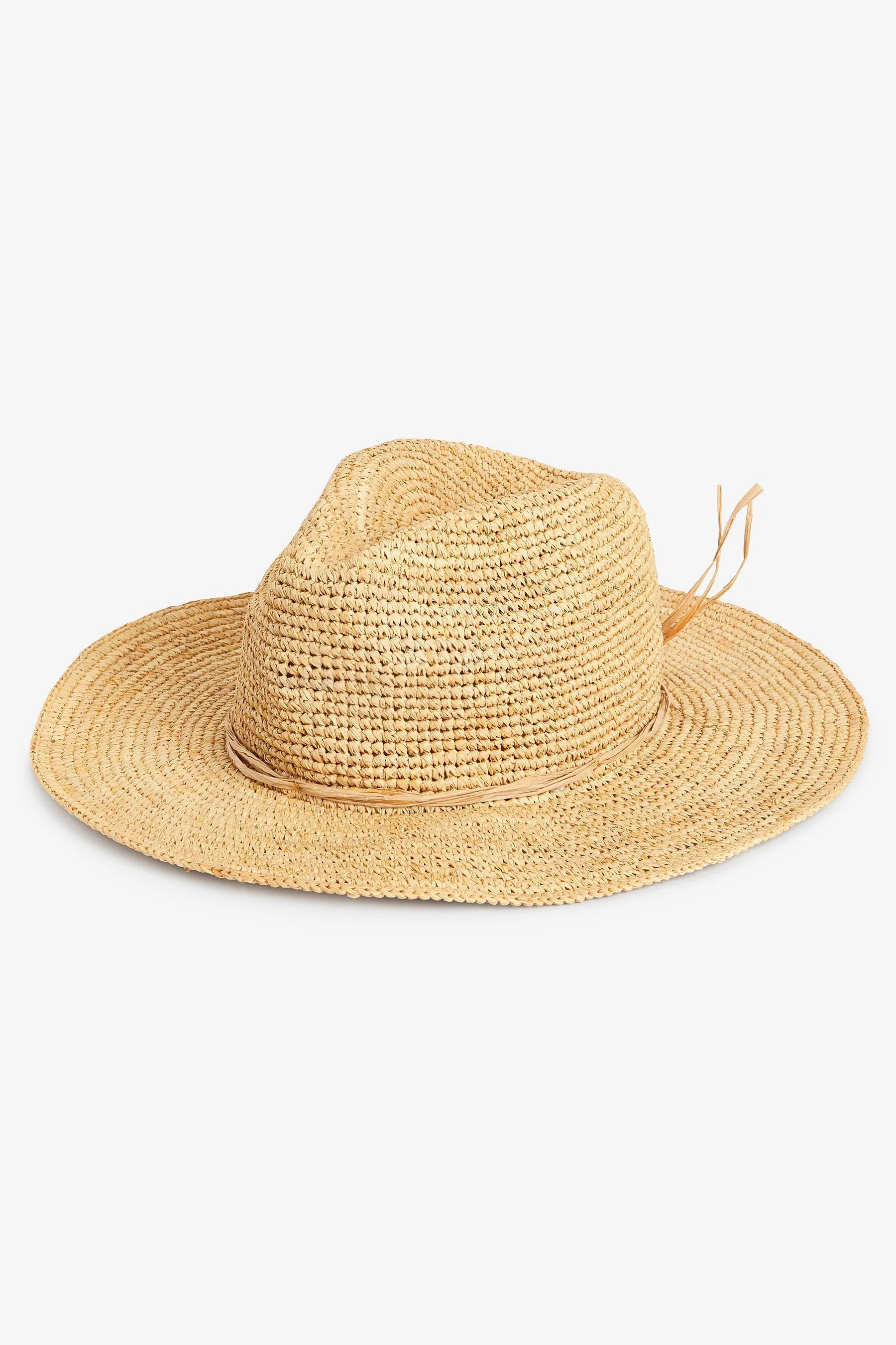 Neutro  - Cappello Panama con falda larga