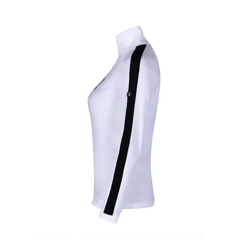 Newland Maglia Da Sci Dolcevita Skivip Bianco Nero Donna