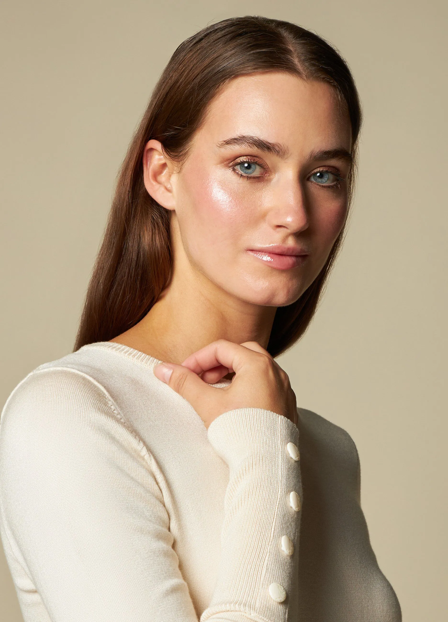 NICE & CHIC  Pullover con finto polsino donna