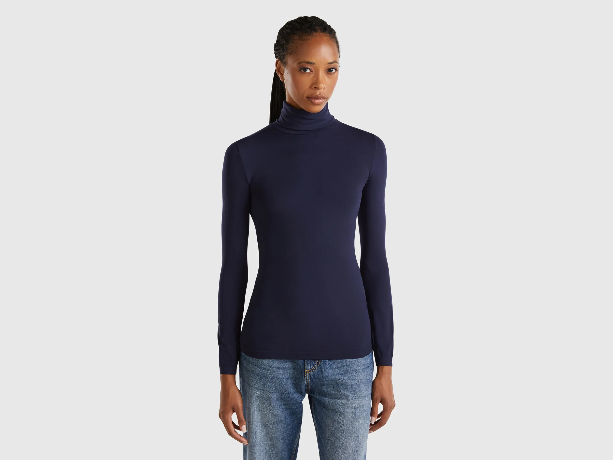 Nuovi arrivi Maglia dolcevita stretch