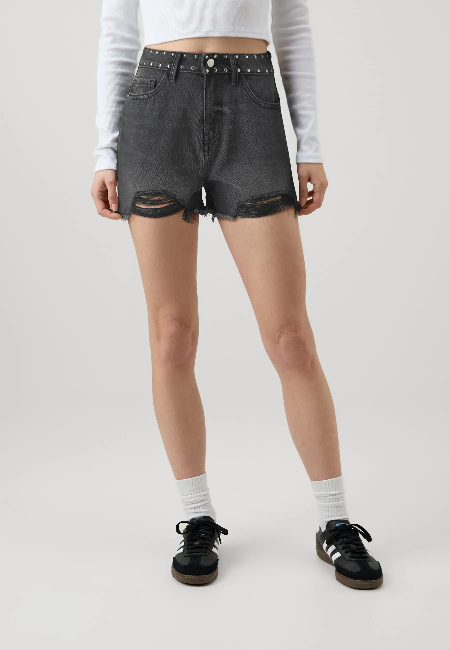 ONLPACY STUDDED - Shorts di jeans