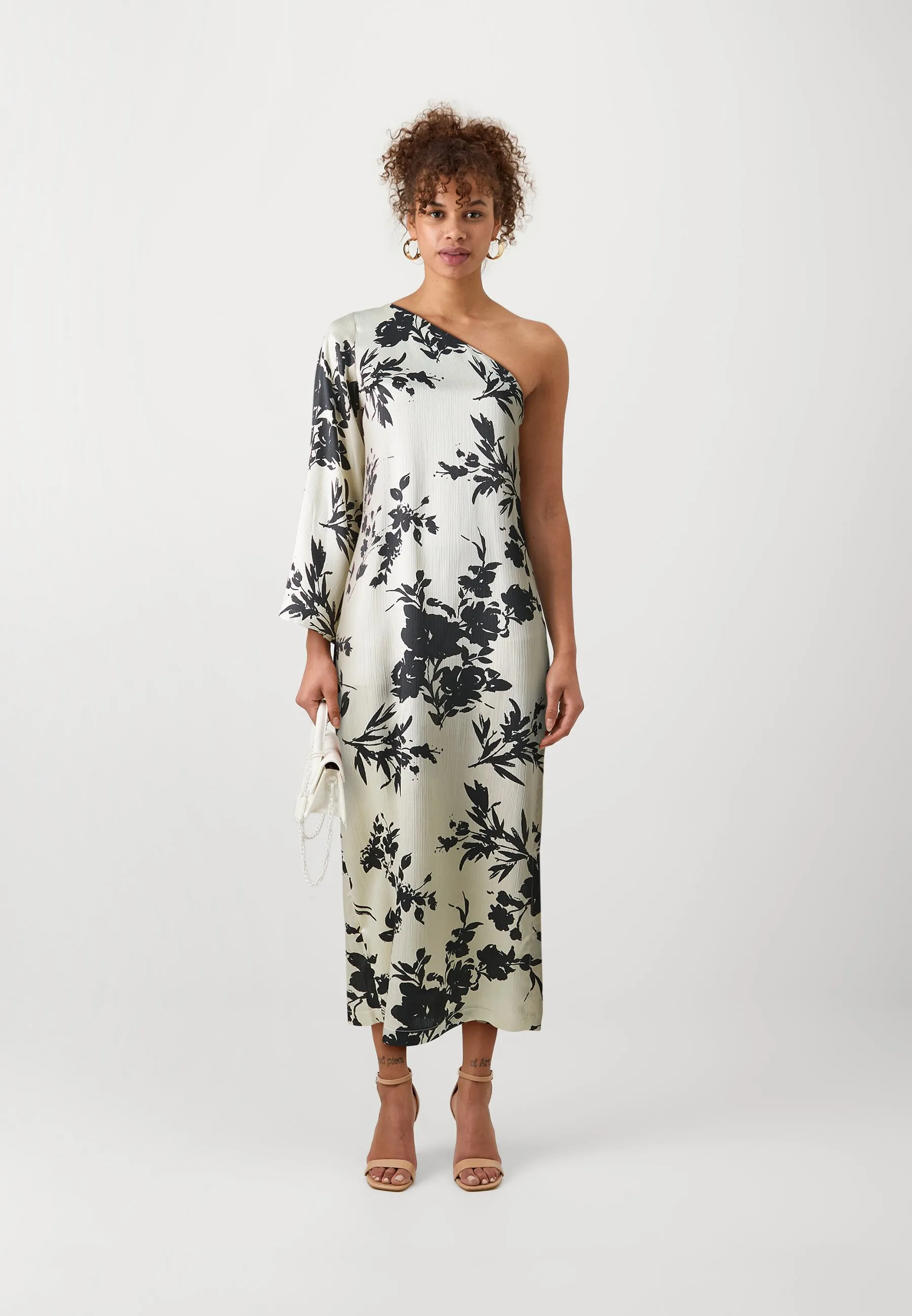 ONLSALIA ONE SHOULDER MIDI DRESS - Vestito elegante