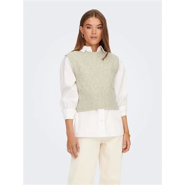 ONLY - Gilet in maglia smanicato