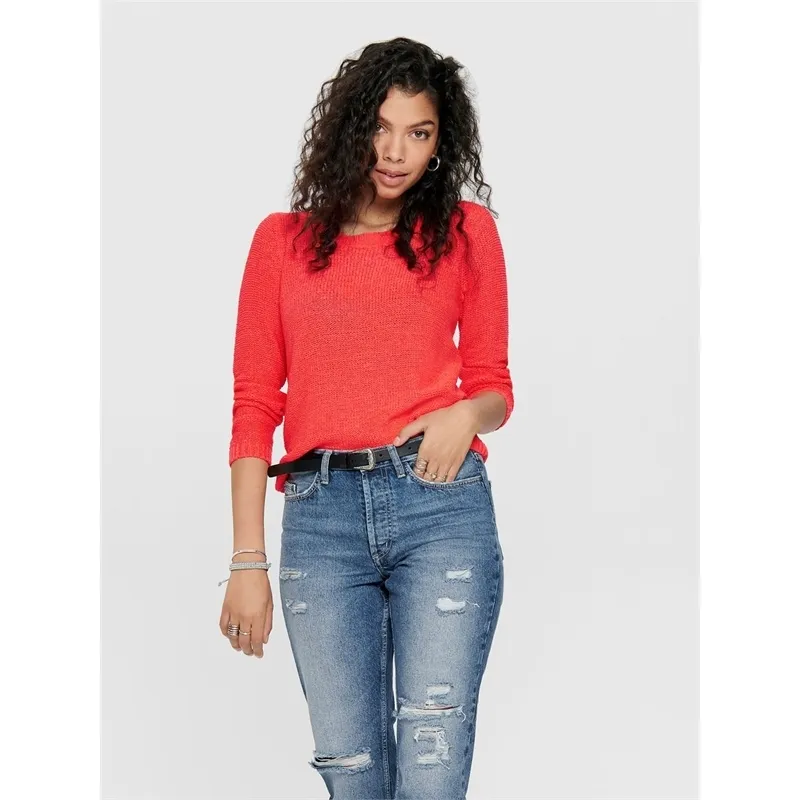 Only Pullover donna intreacciata a maglia Geena