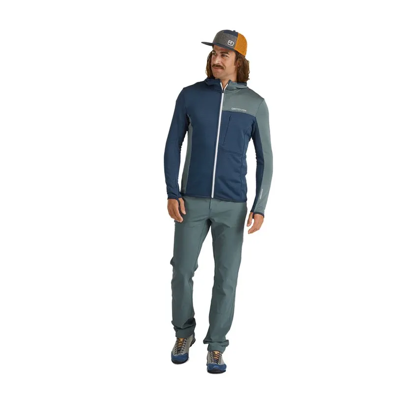 Ortovox Fleece Light Grid Hooded jacket