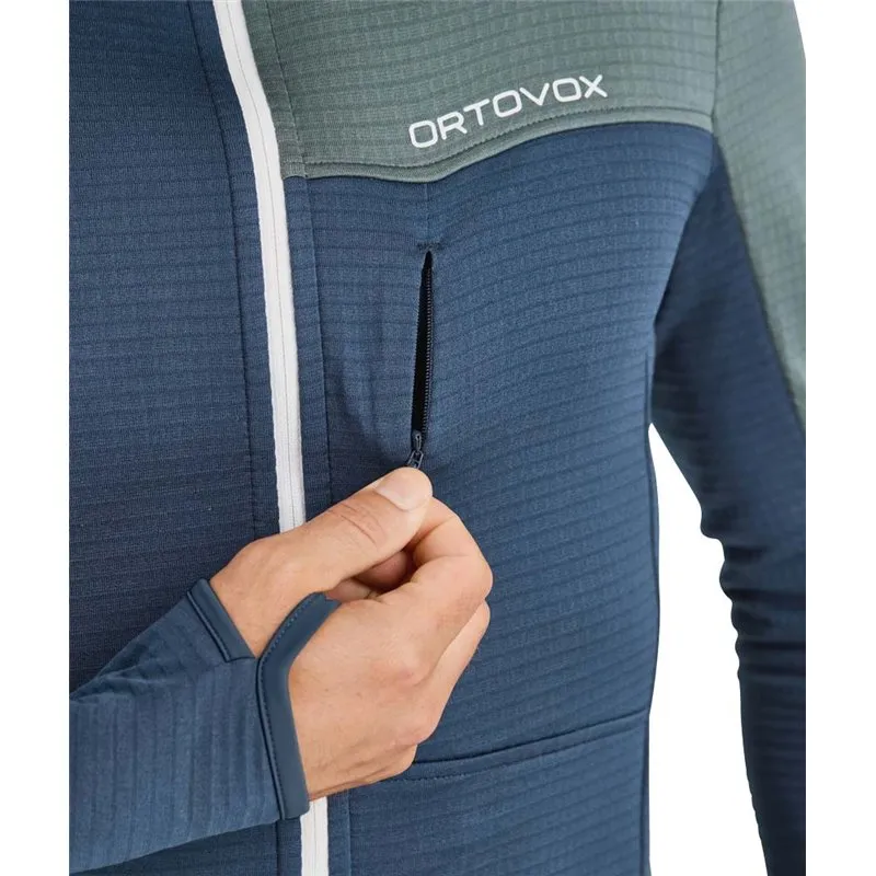 Ortovox Fleece Light Grid Hooded jacket