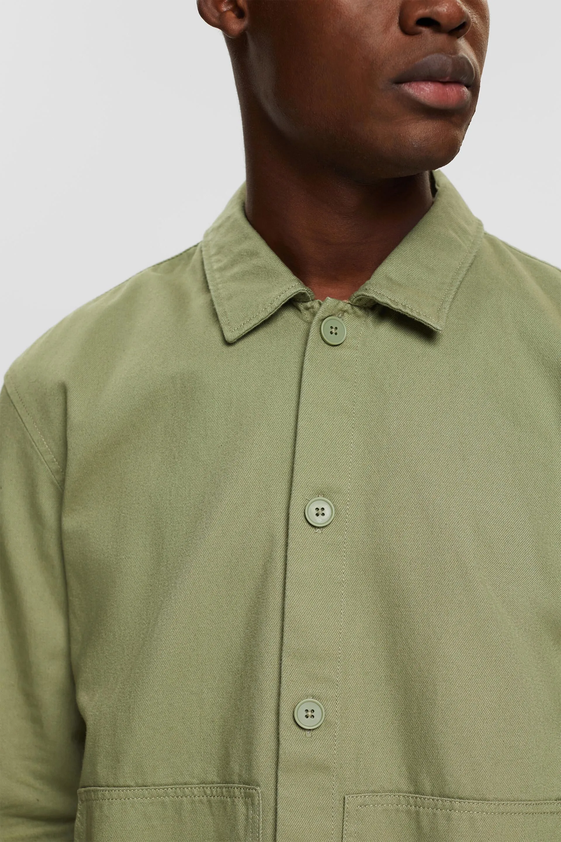 Overshirt in cotone biologico