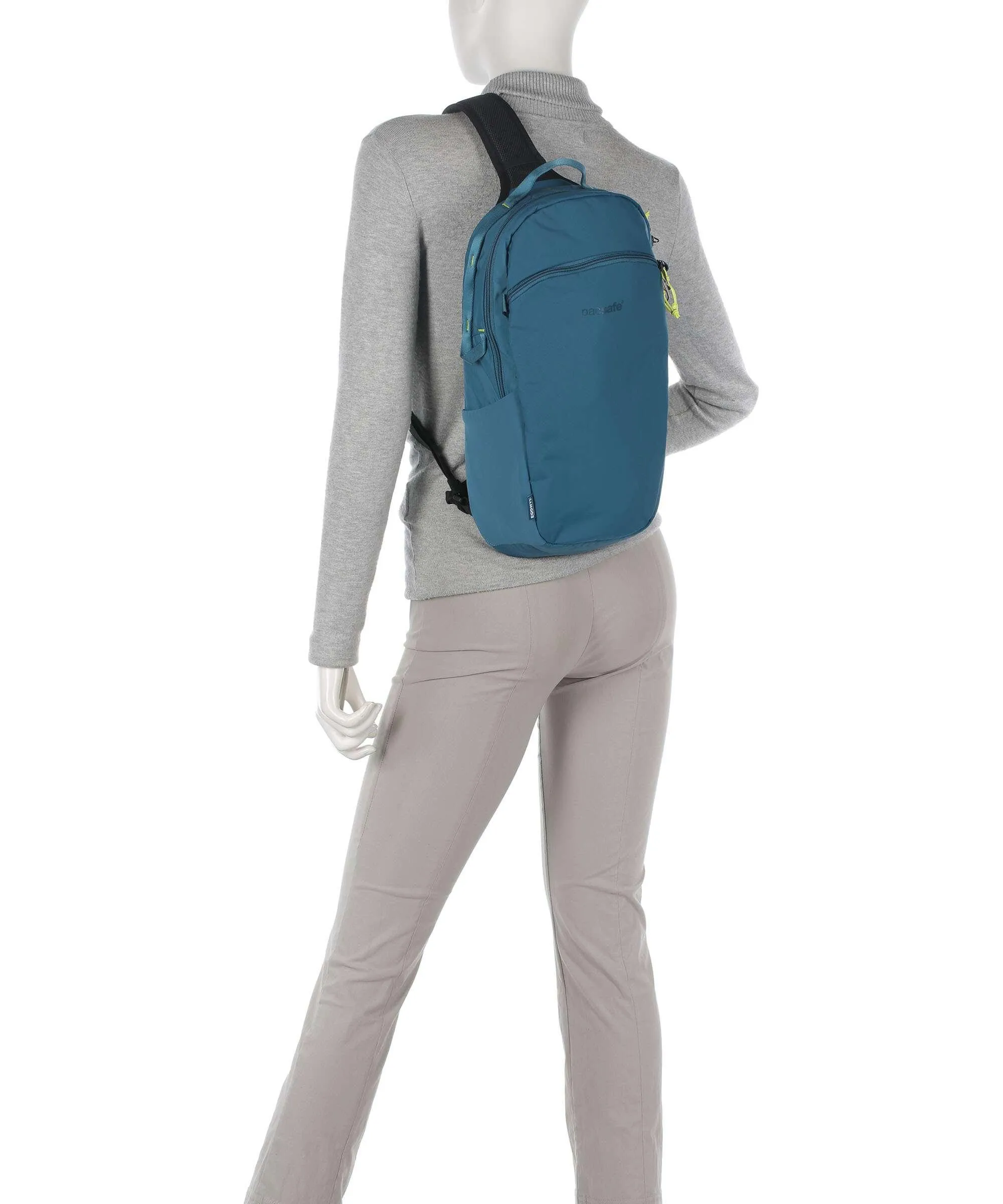  Pacsafe Eco 12L Borsa sling econyl nylon petrol  