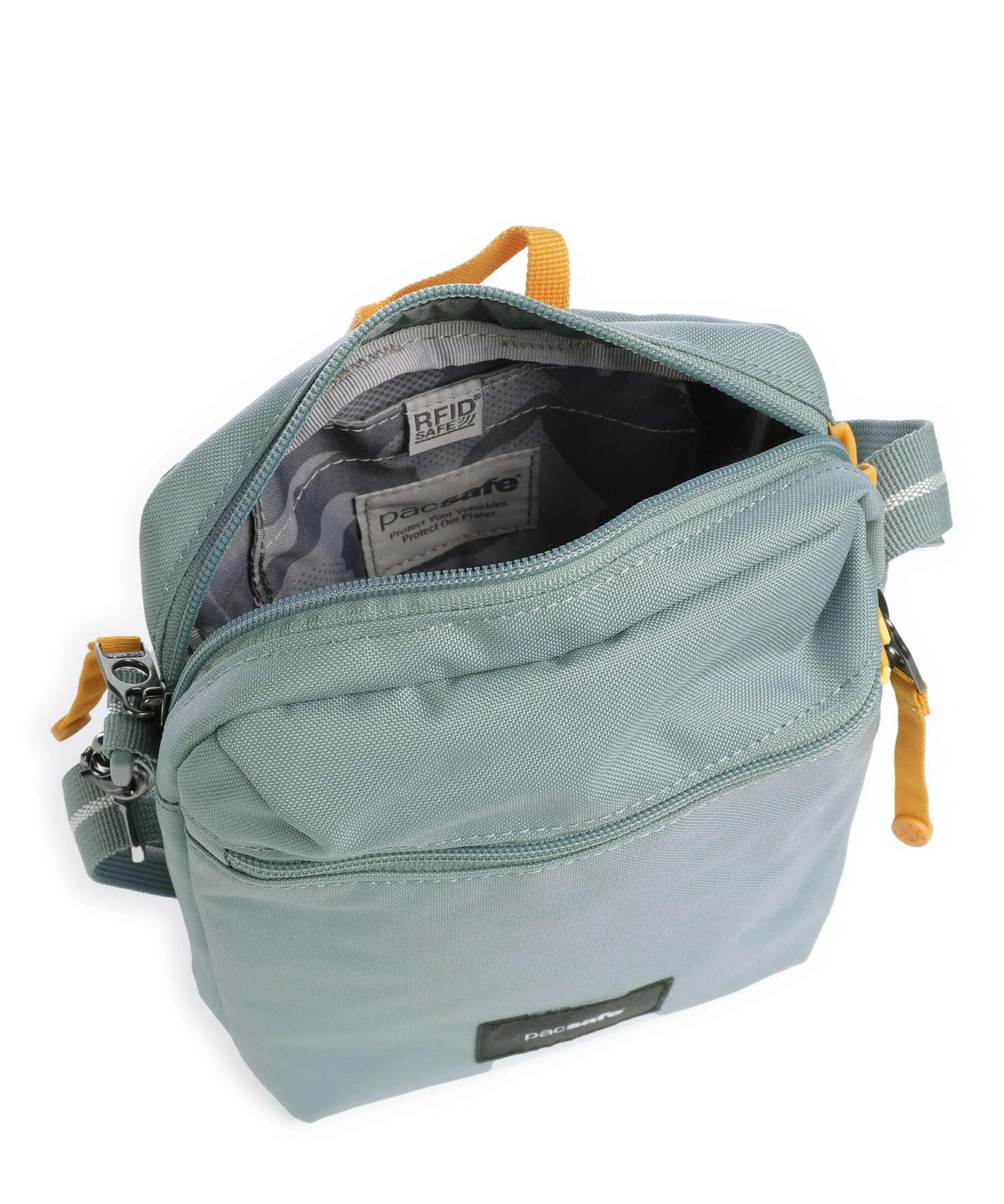  Pacsafe Go Festival Borsa a tracolla poliestere riciclato blu-grigio  