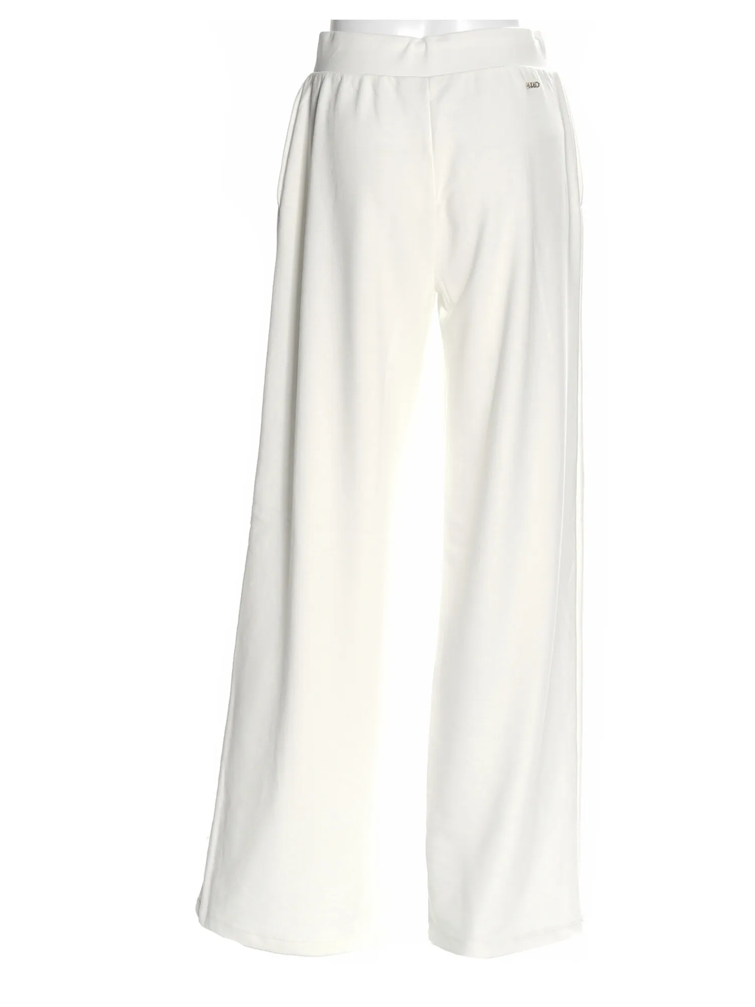 Pantalone a palazzo Liu Jo da donna avorio chiaro