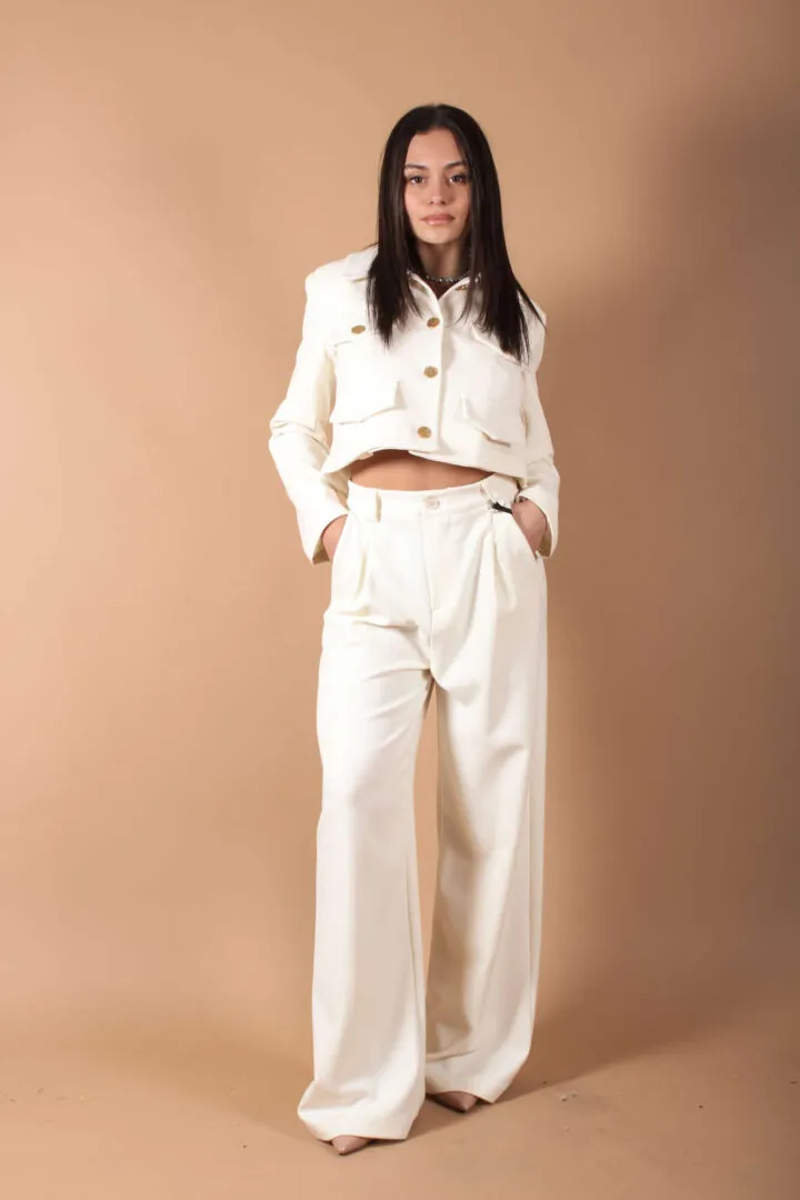 Pantalone  rachele – Panna