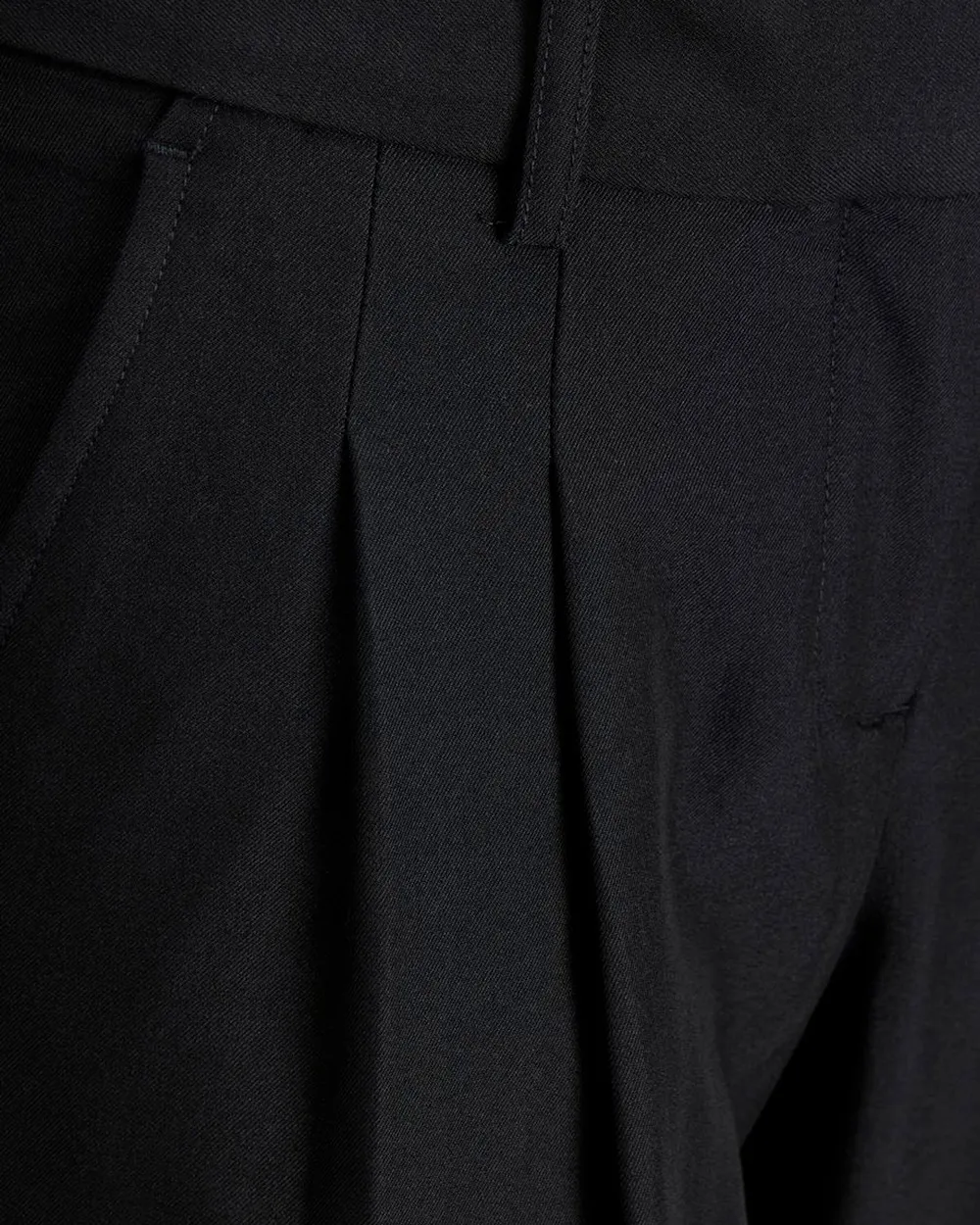 Pantaloni a palazzo JJXX jxmary regular pleated mw pant noos Nero
