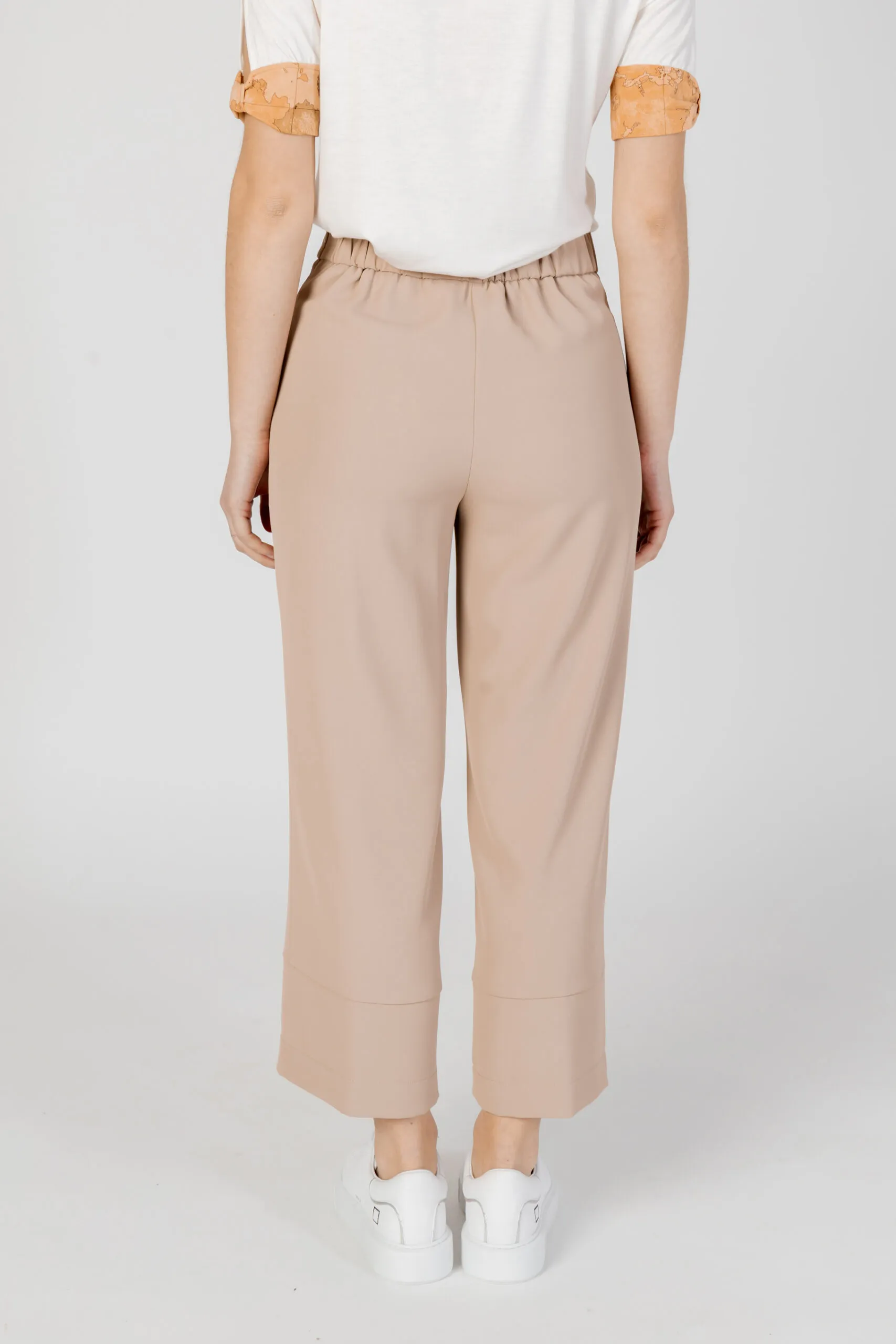 Pantaloni a palazzo Sandro Ferrone  Beige