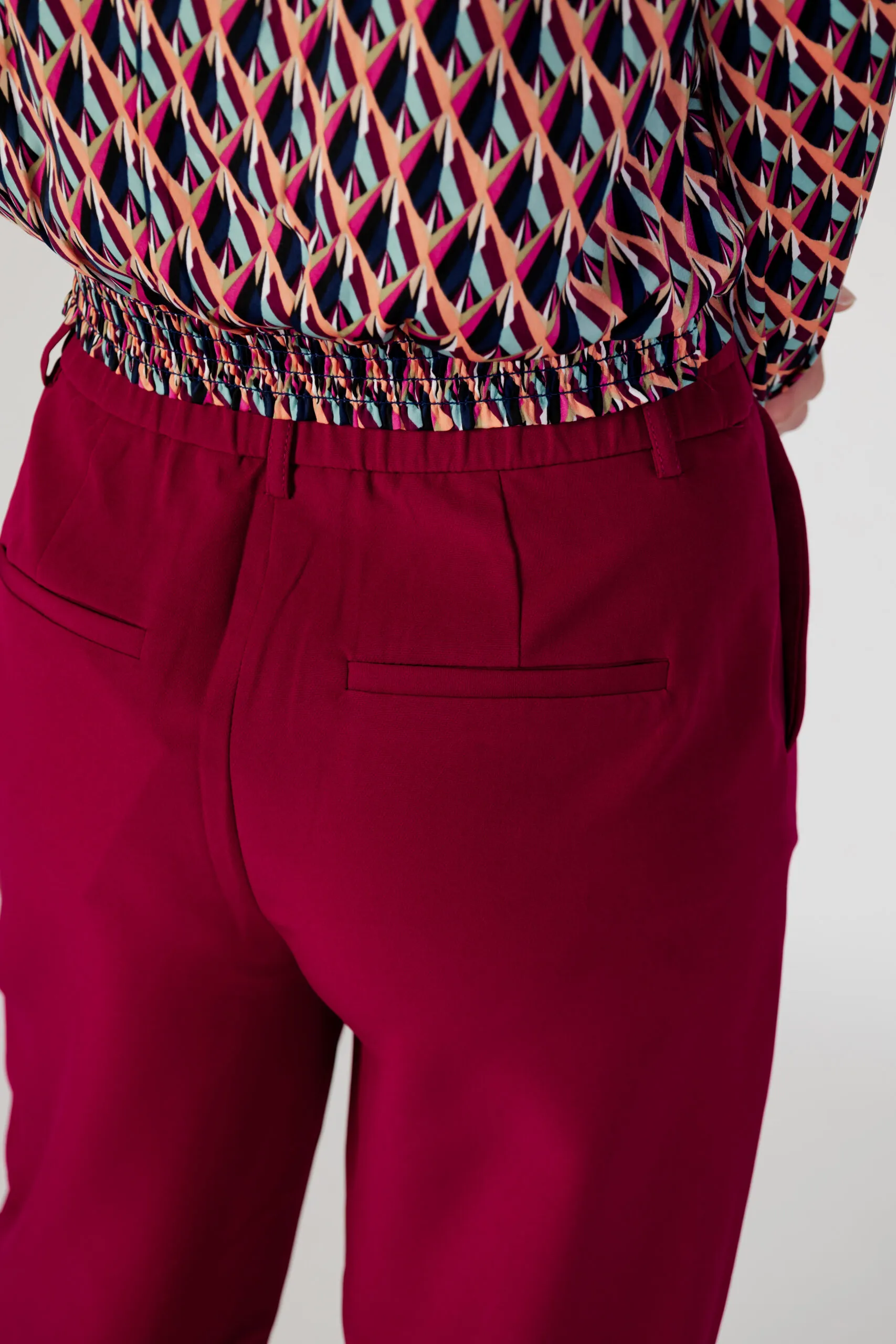 Pantaloni a palazzo Vila Clothes vikamma hw pant noos Bordeaux