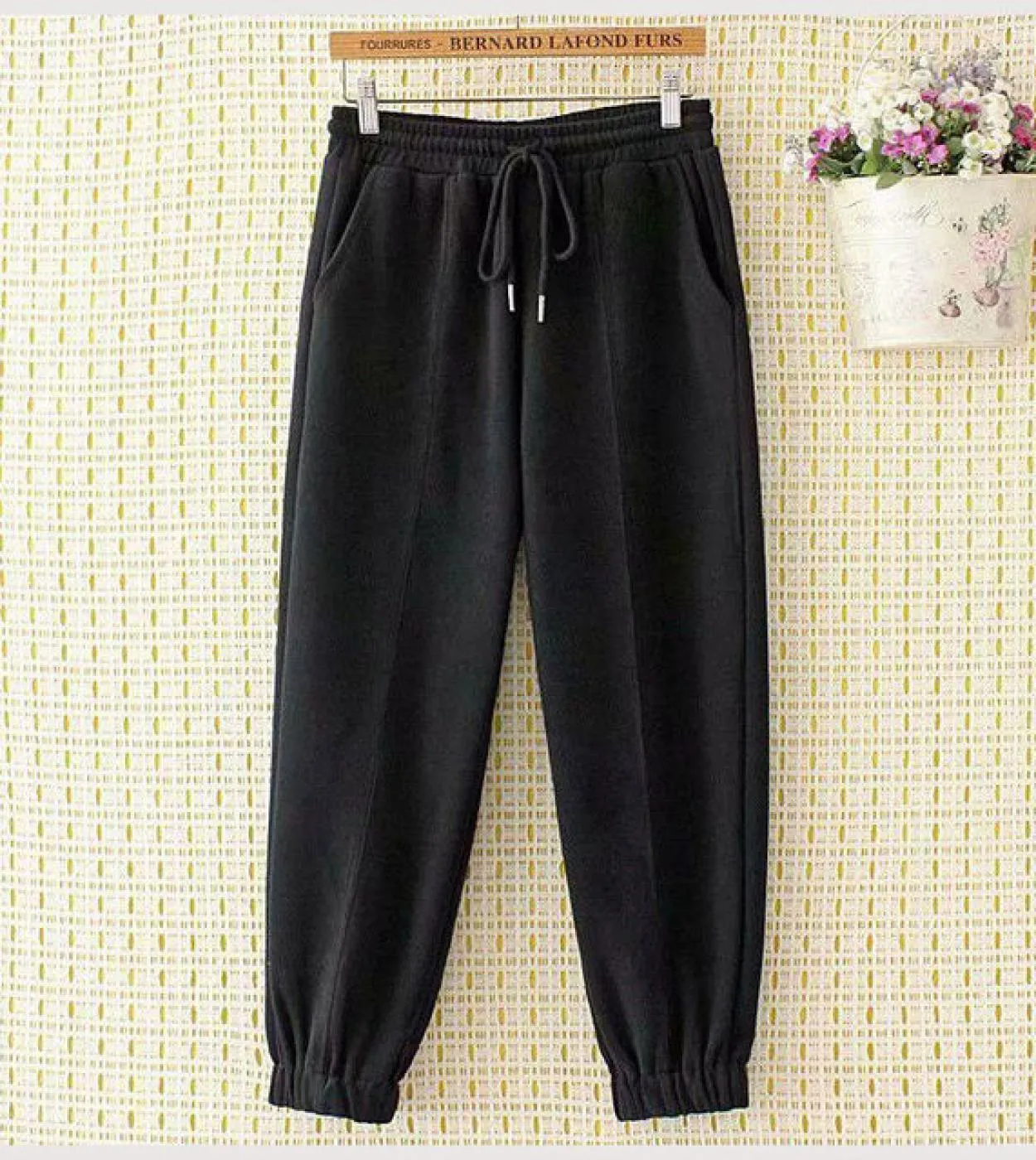 Pantaloni alla caviglia allentati in vita elastica in vita da donna nuova moda autunno primavera tutti i pantaloni Harem in coto