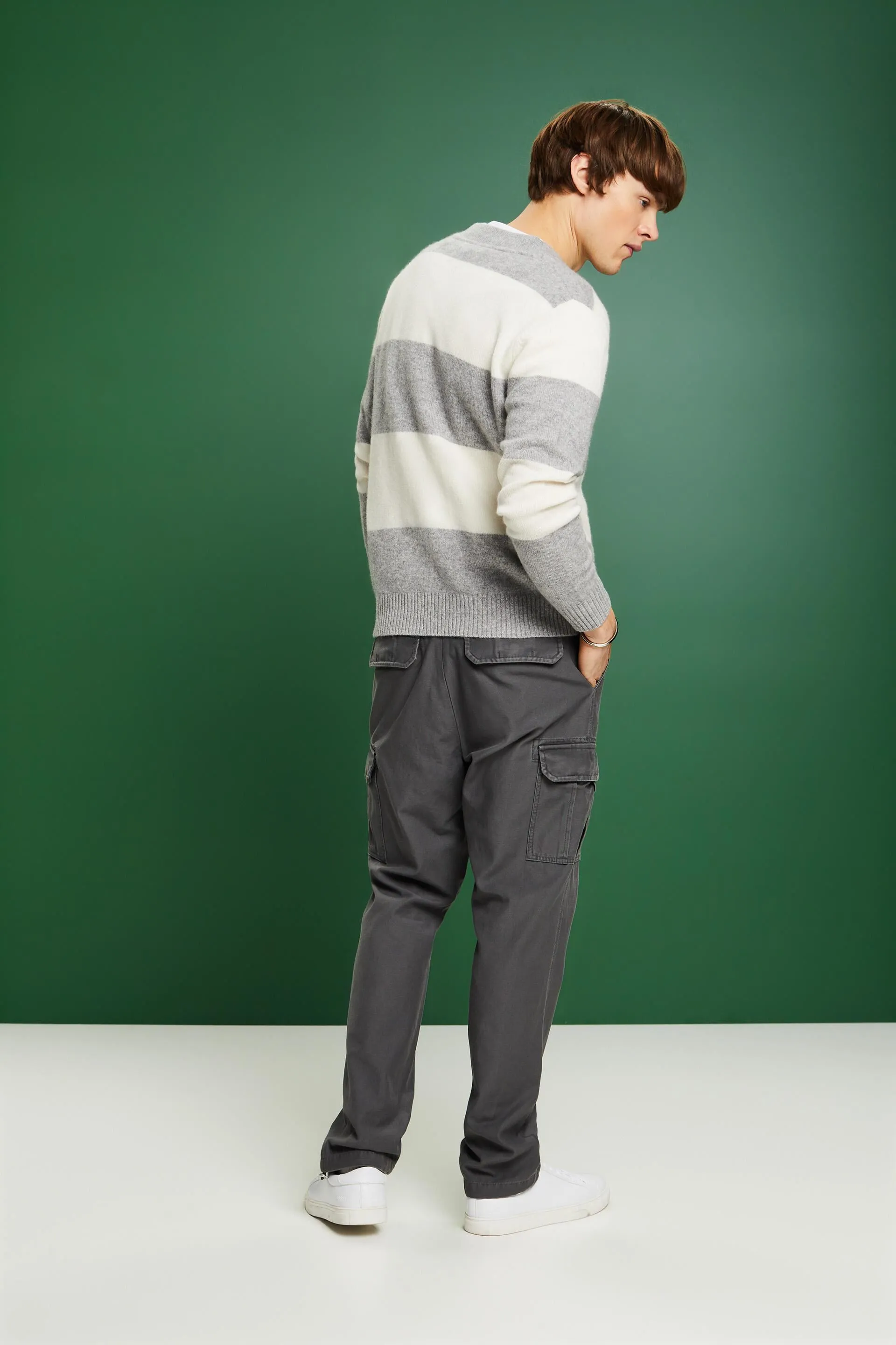 Pantaloni cargo in cotone