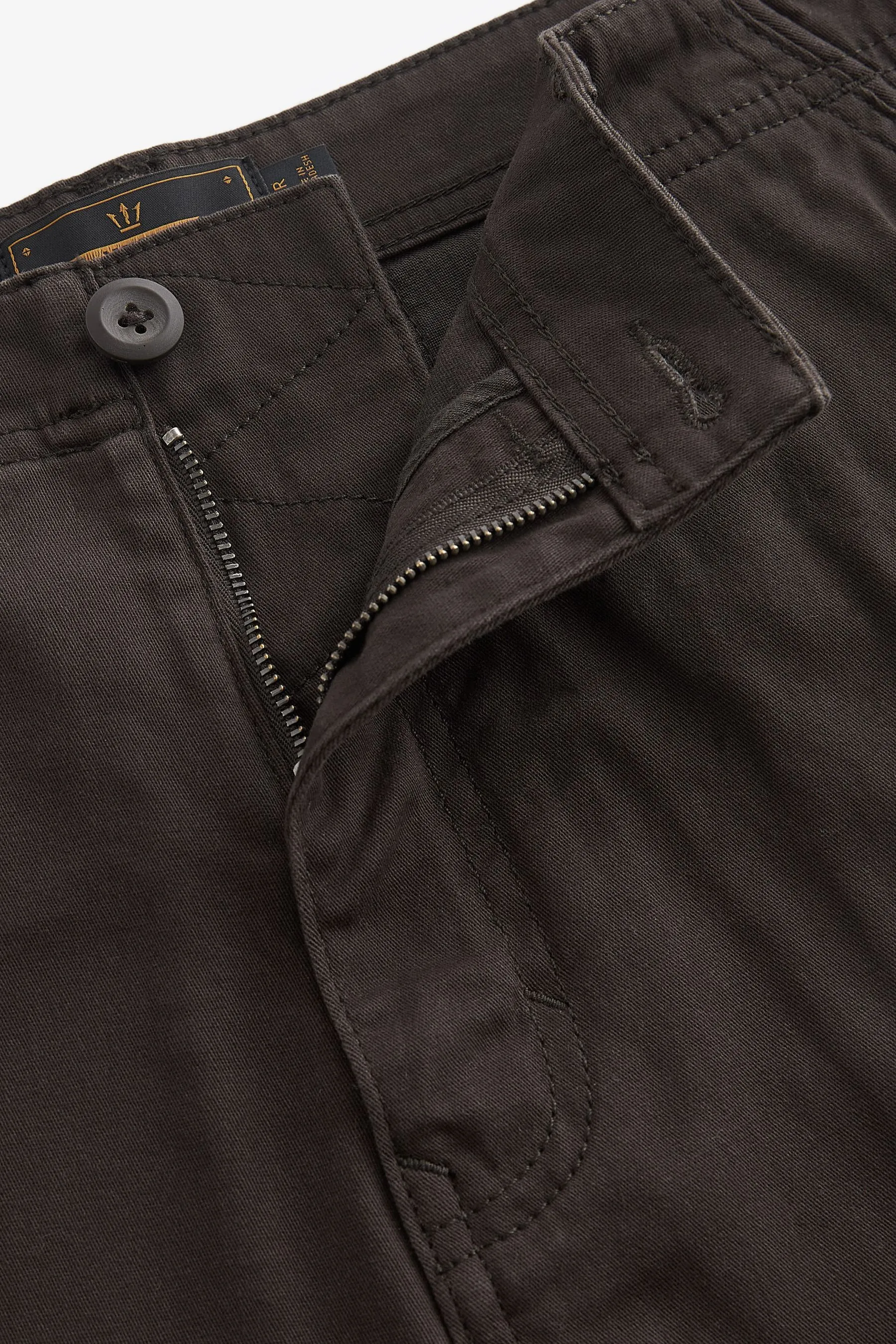 Pantaloni cargo stretch in cotone