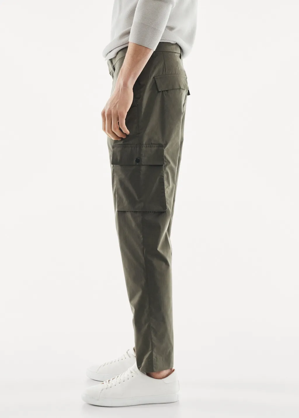 Pantaloni cargo tessuto tecnico antipiega
