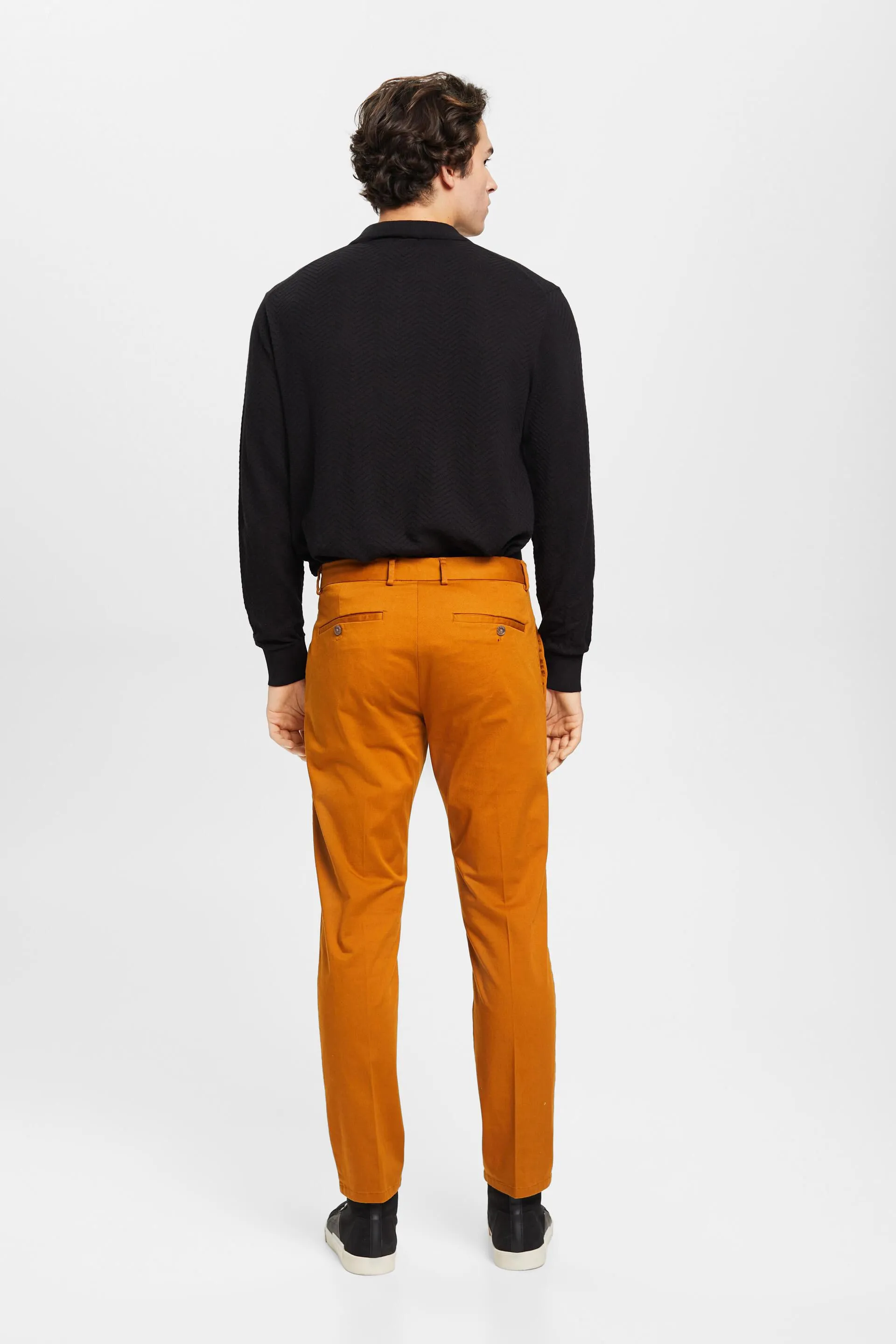 Pantaloni chino elasticizzati in cotone