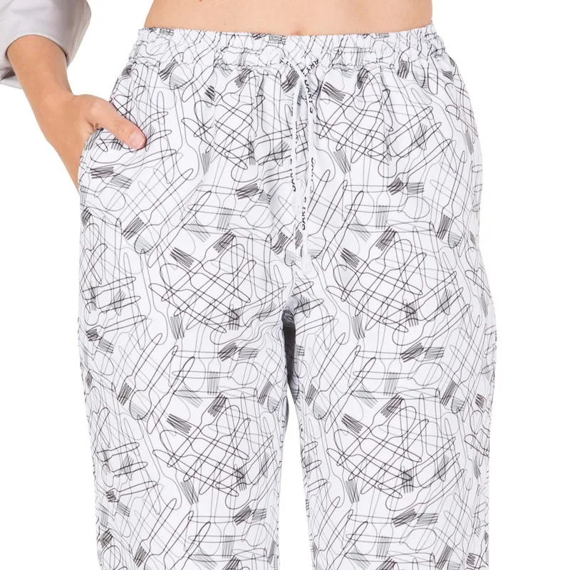 Pantaloni da cucina unisex in microfibra 4102