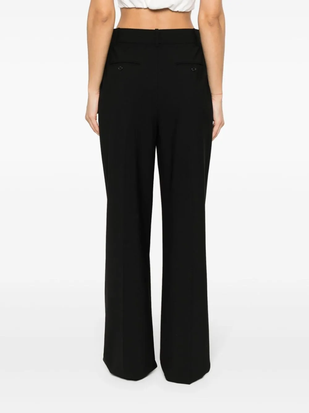 Pantaloni dritti in nero - donna