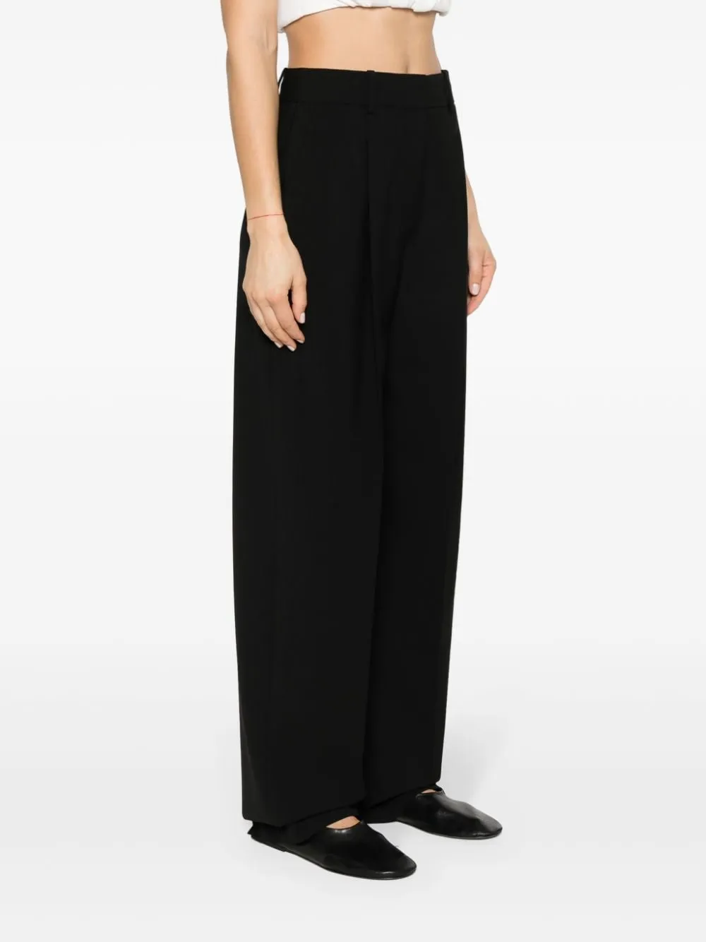 Pantaloni dritti in nero - donna