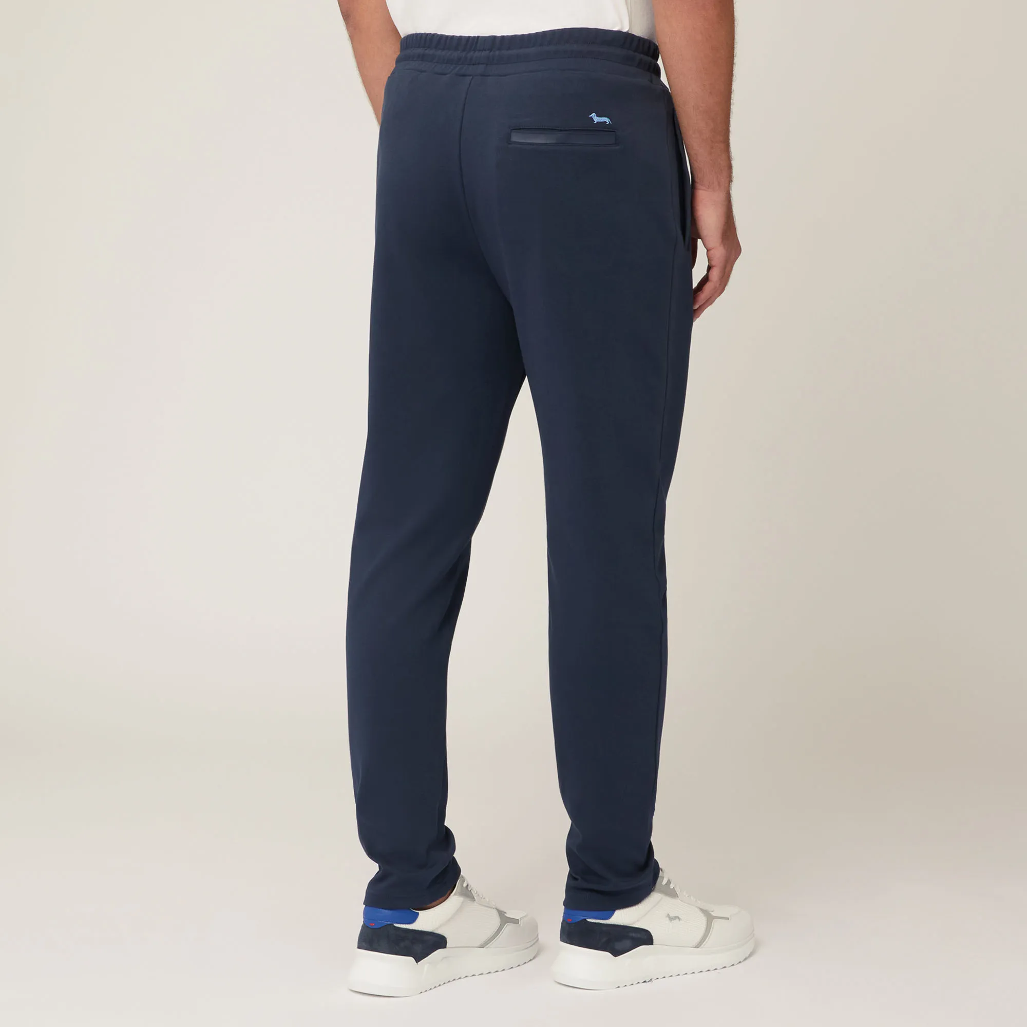 Pantaloni In Cotone Con Tasca Posteriore