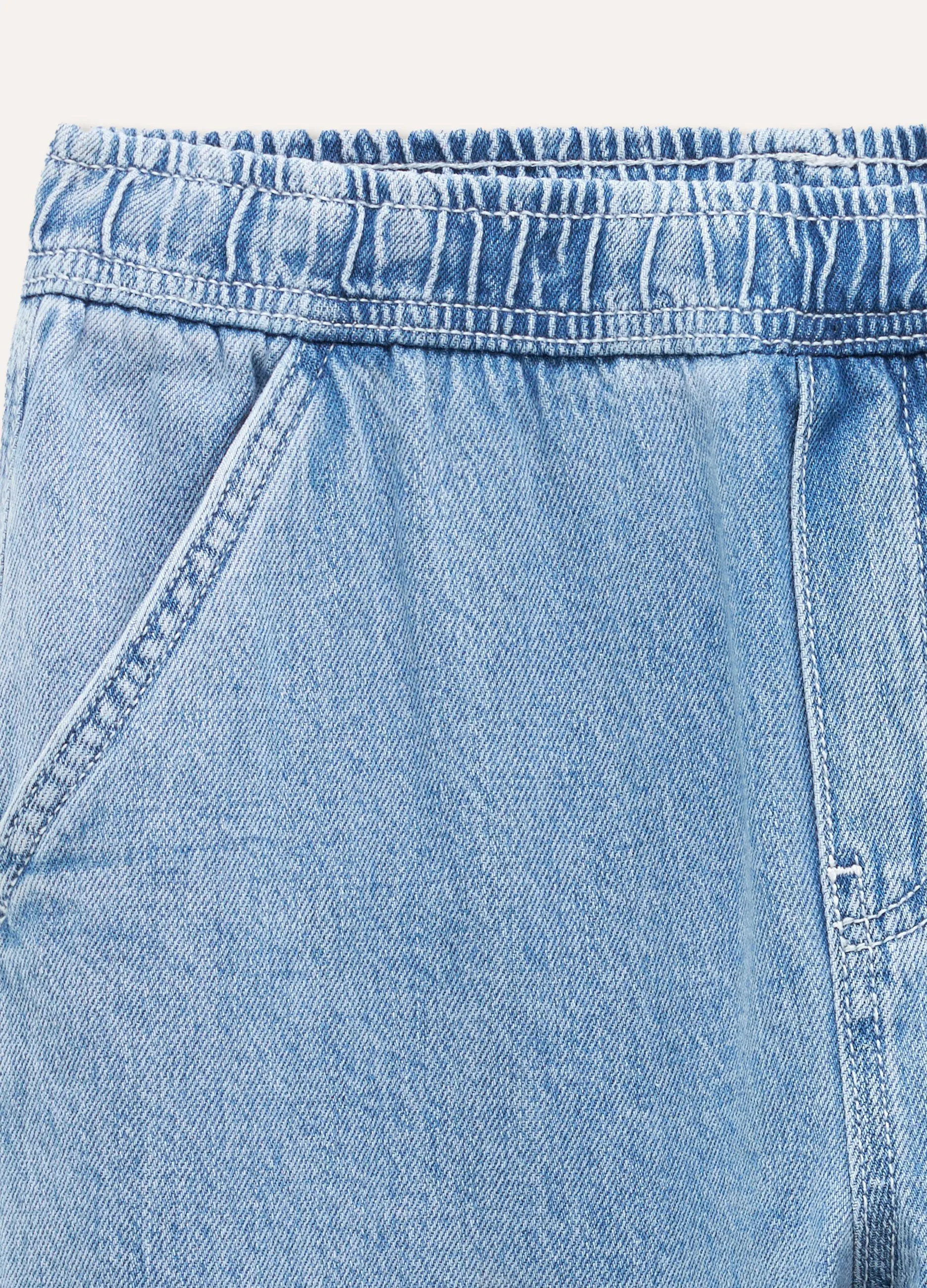 Pantaloni in denim di cotone ragazzo