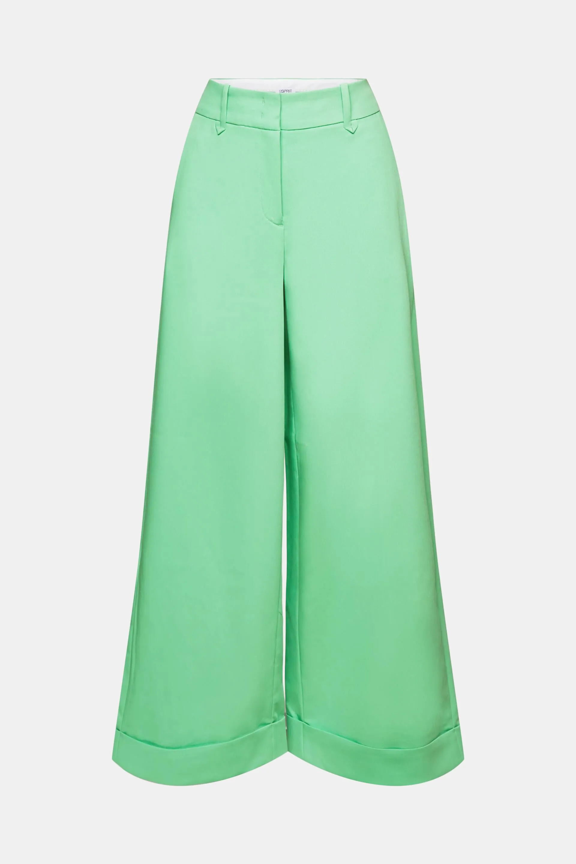 Pantaloni in twill a gamba larga