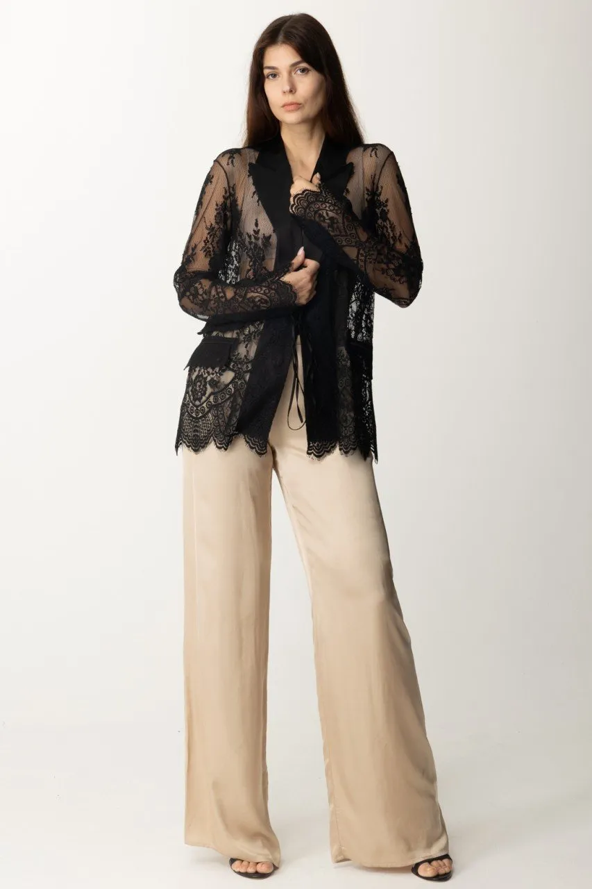 Pantaloni over in raso fluido Marys Calce