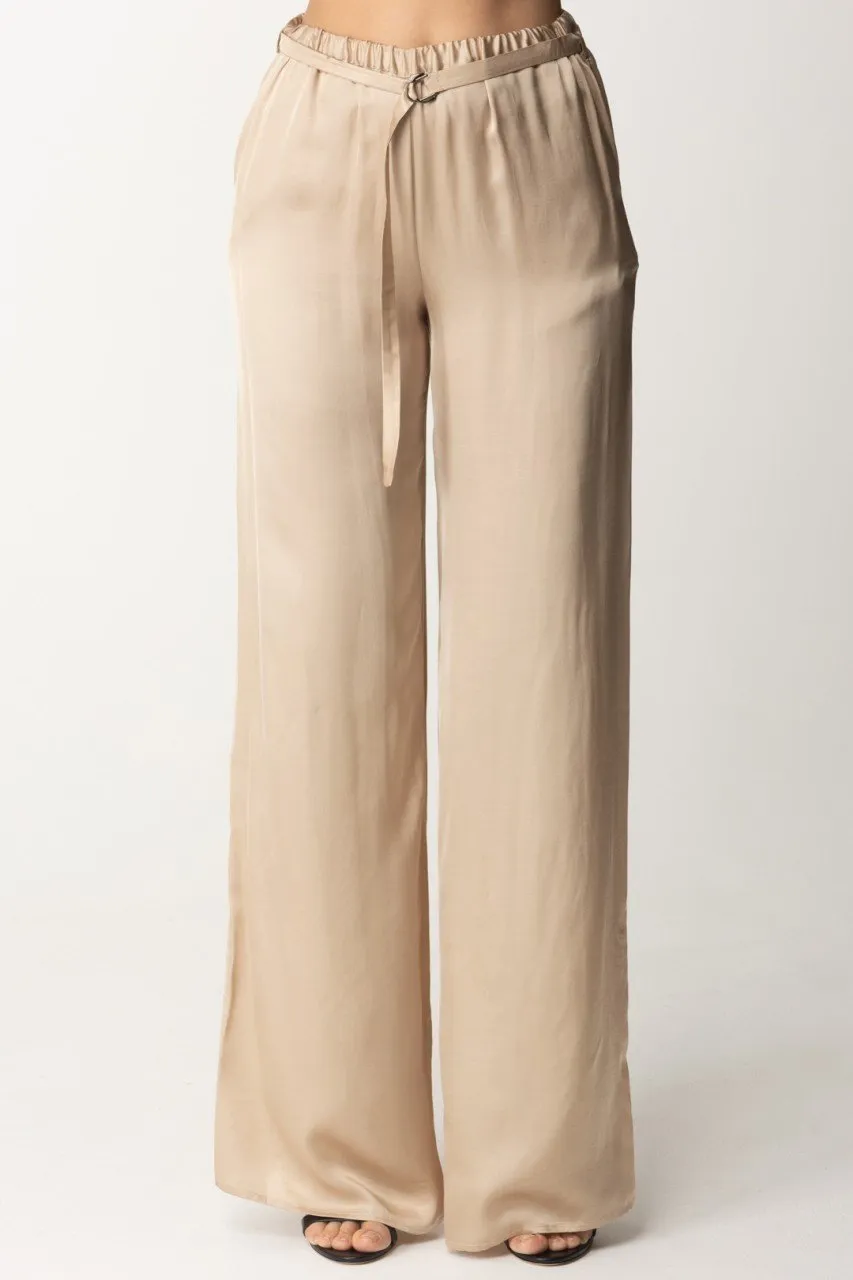 Pantaloni over in raso fluido Marys Calce