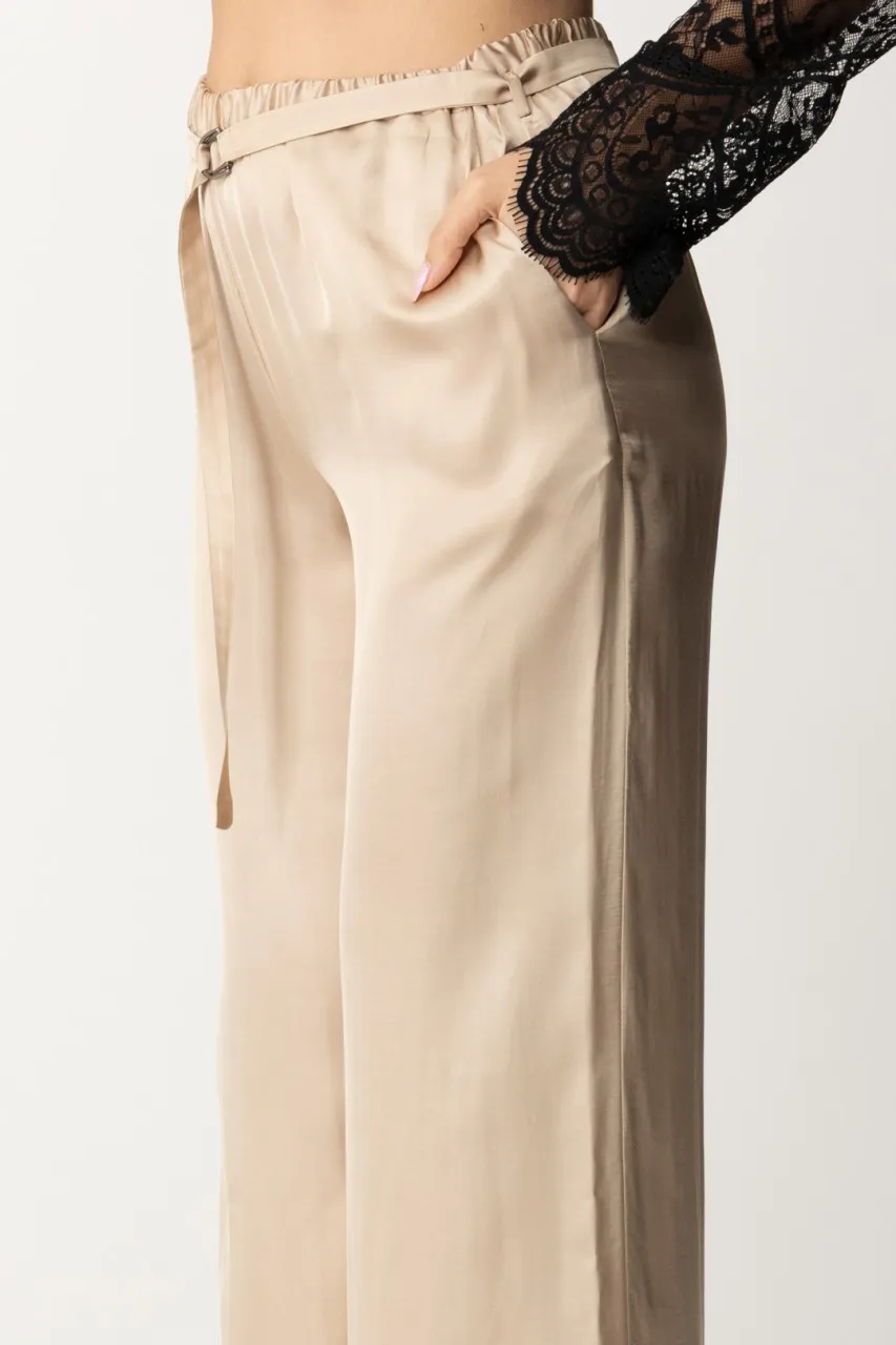 Pantaloni over in raso fluido Marys Calce