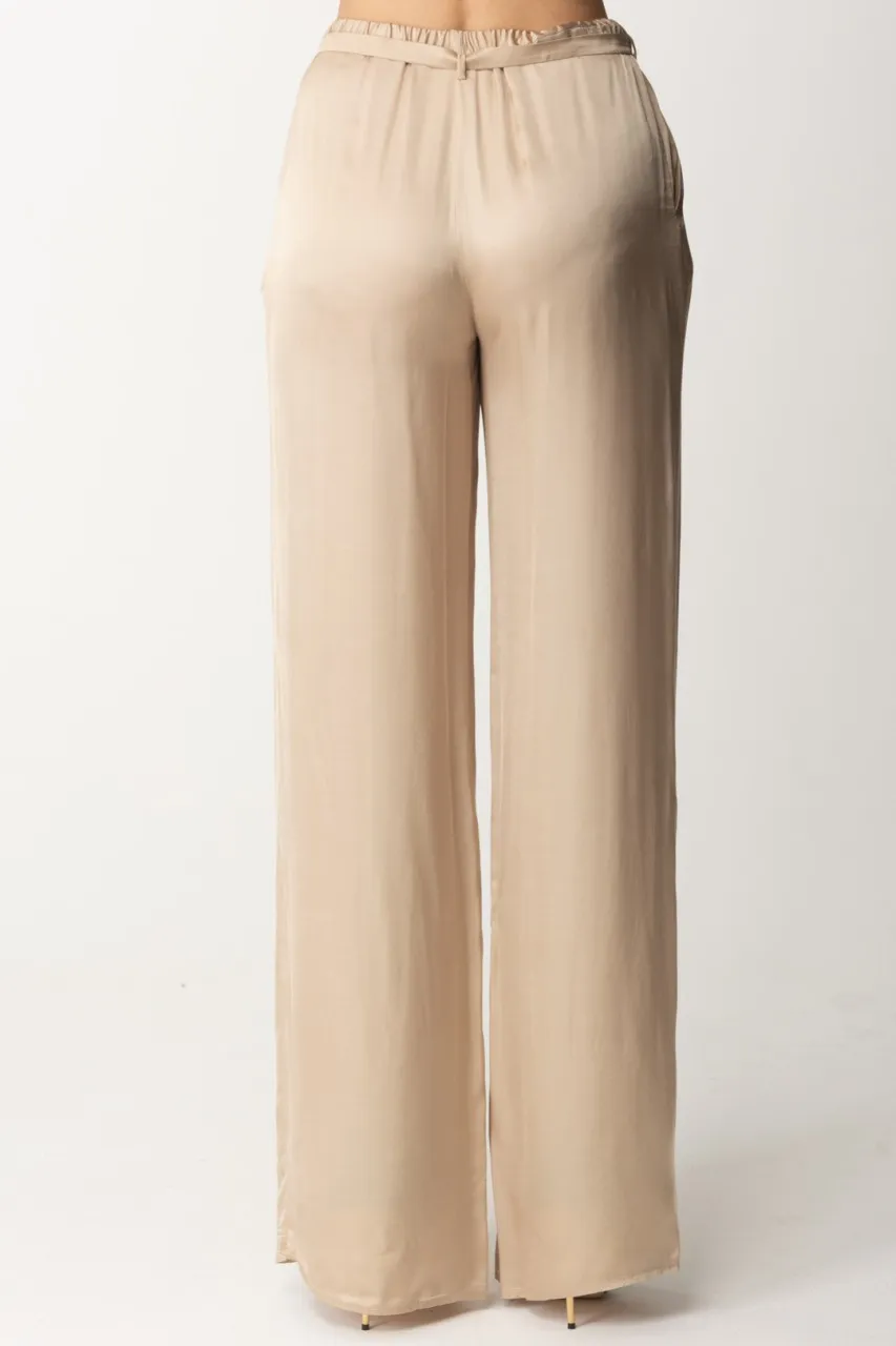 Pantaloni over in raso fluido Marys Calce