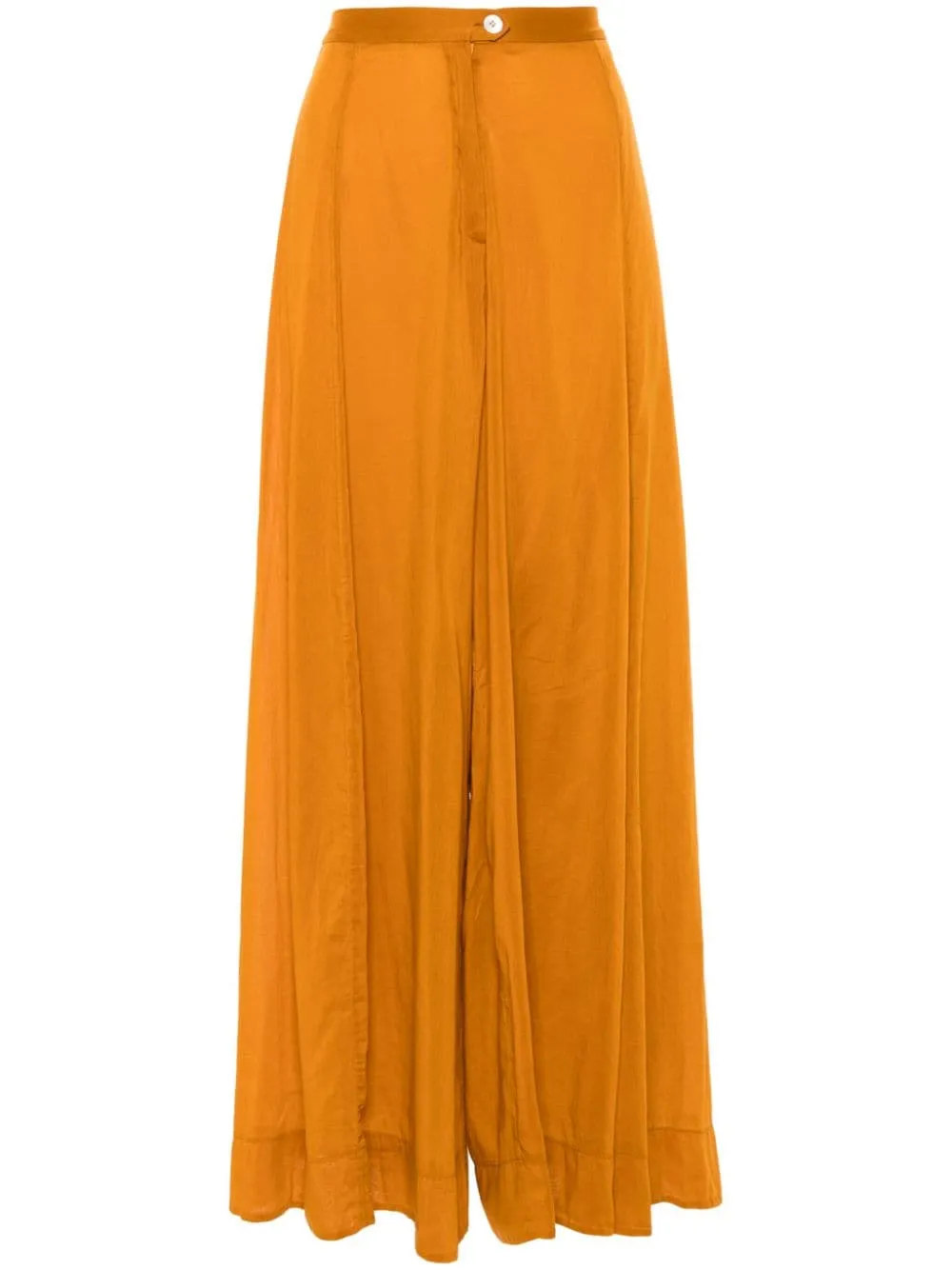 Pantaloni palazzo in arancione - donna