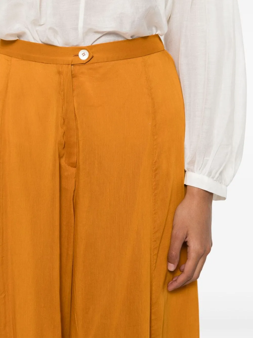 Pantaloni palazzo in arancione - donna