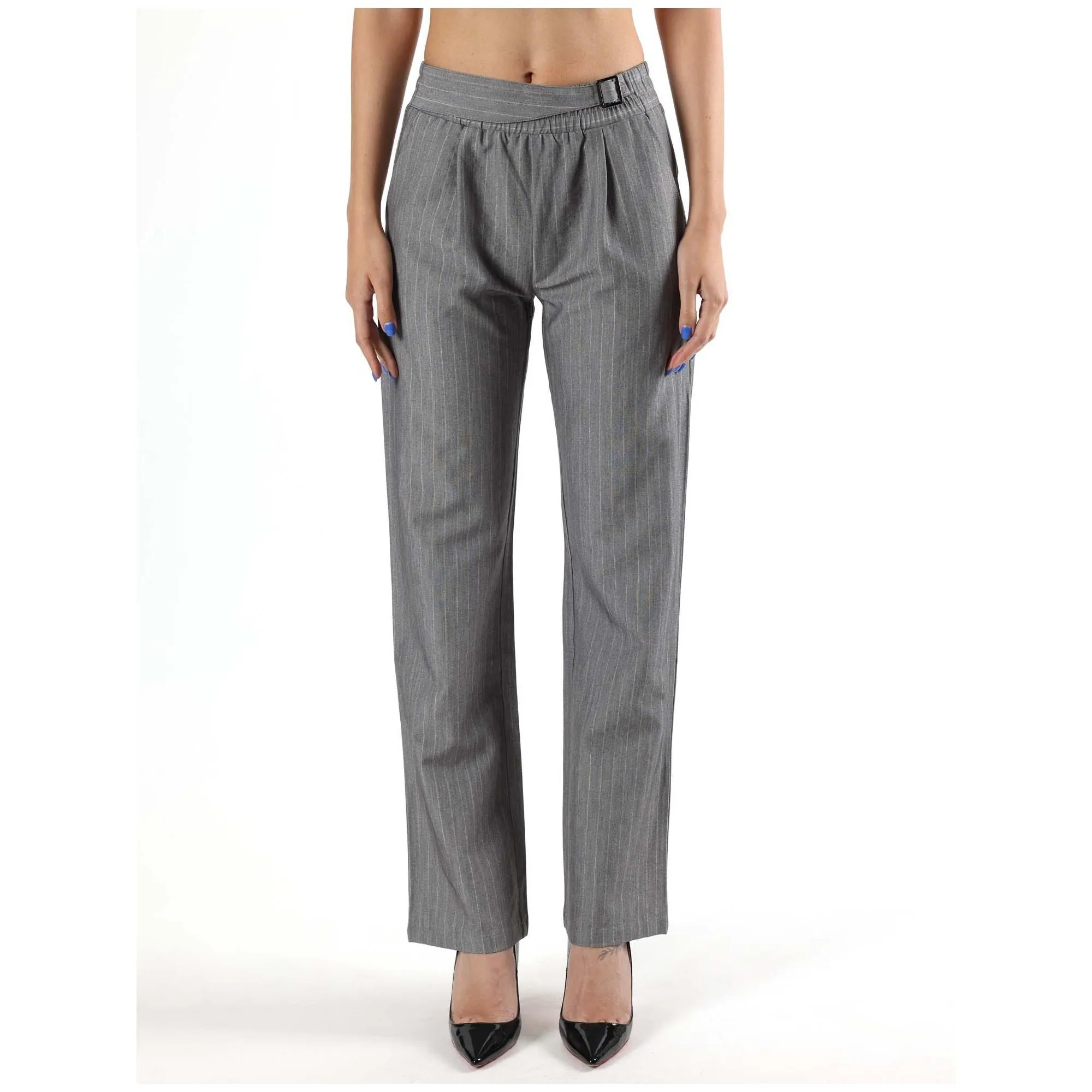 Pantaloni palazzo popeline Leone Be Glam