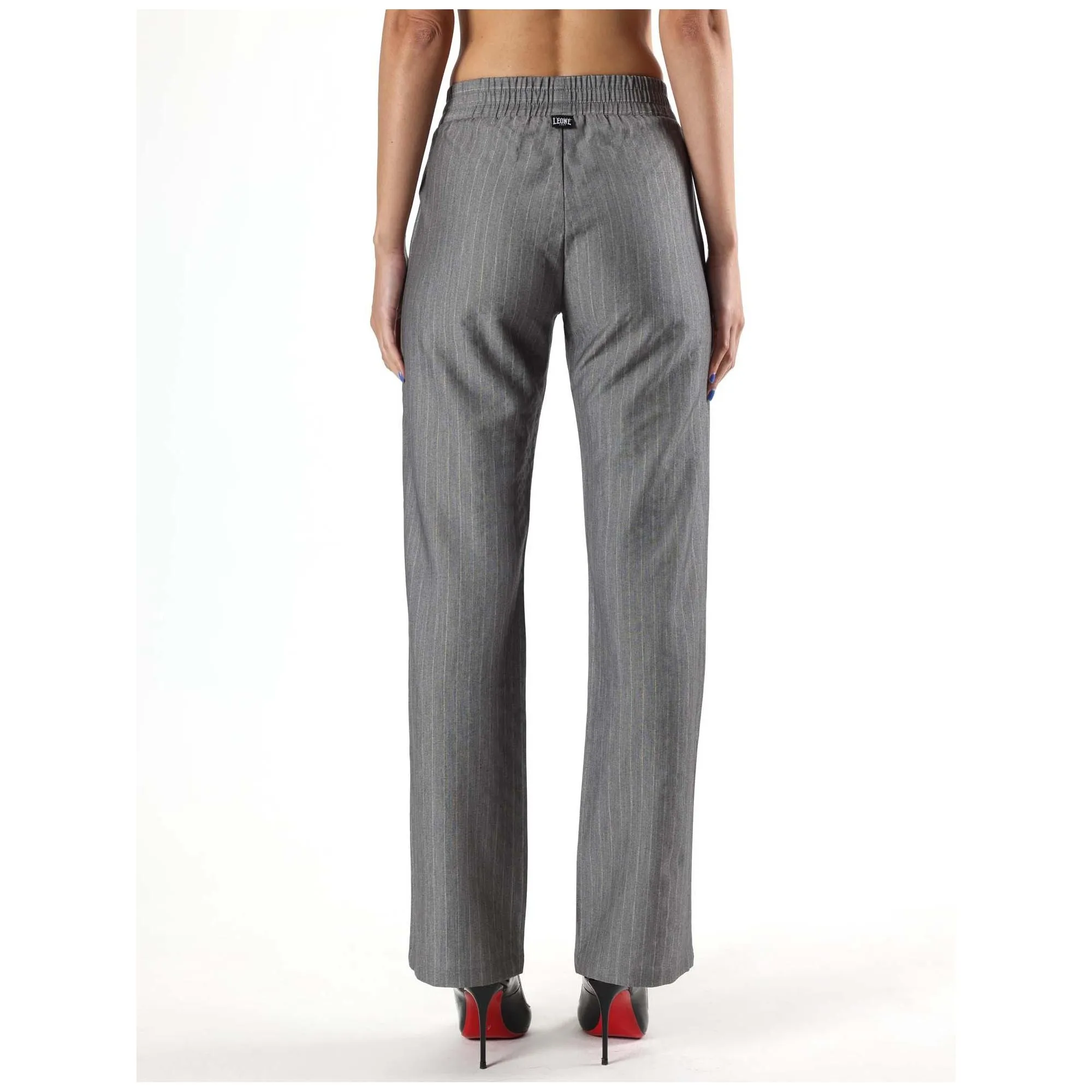 Pantaloni palazzo popeline Leone Be Glam