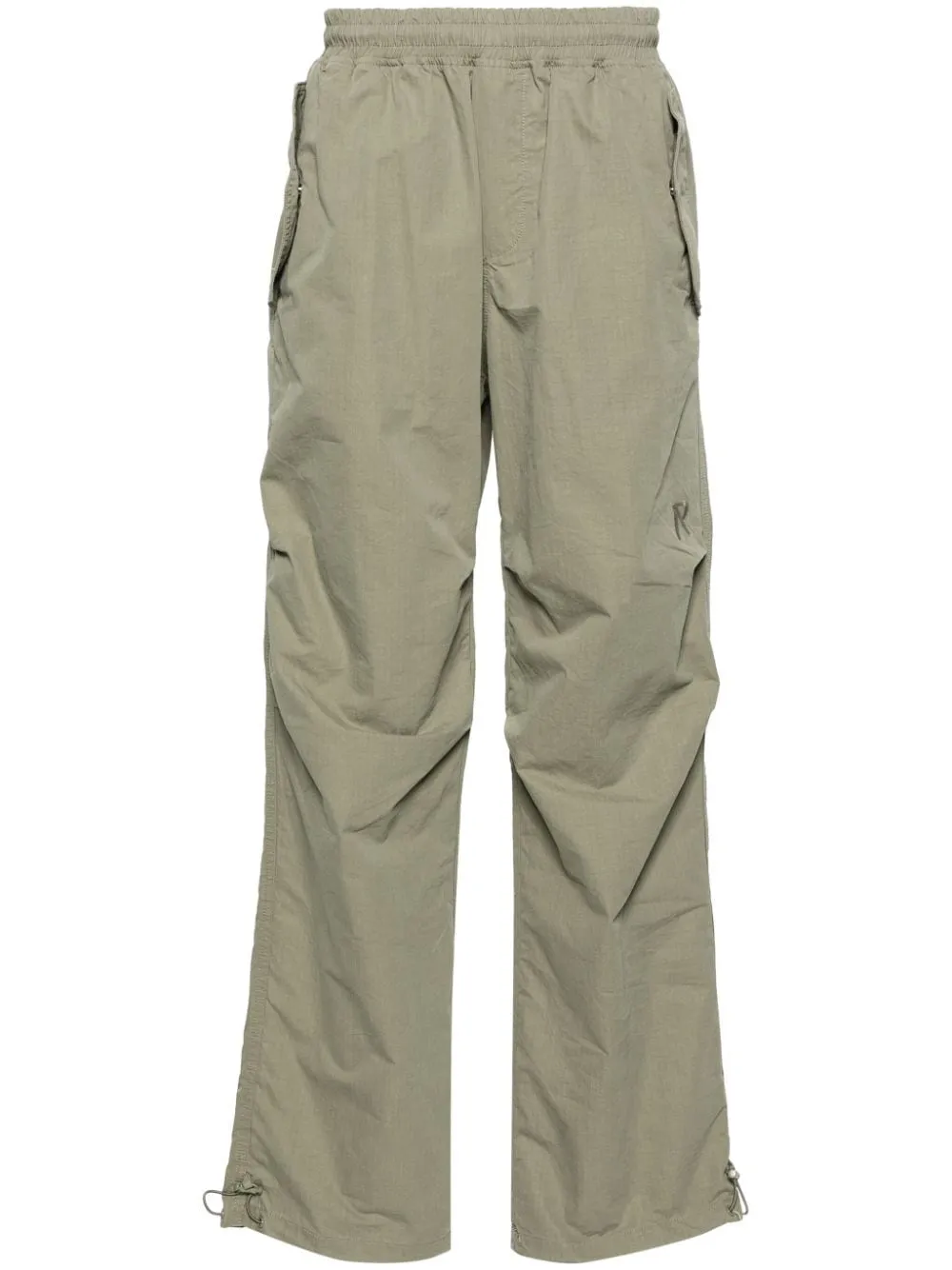 Pantaloni Parachute in verde - uomo