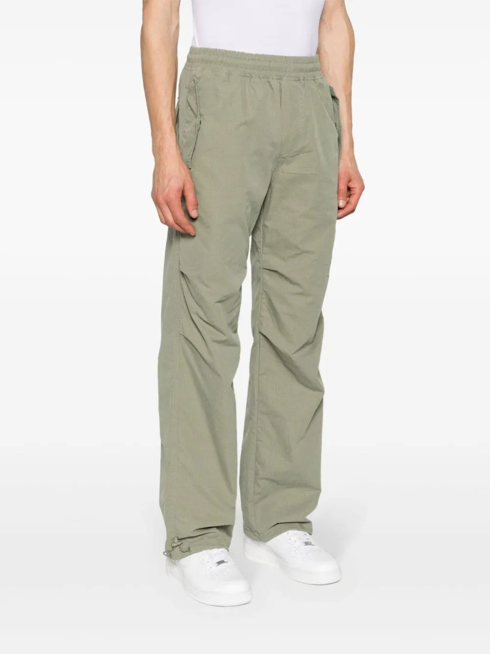 Pantaloni Parachute in verde - uomo