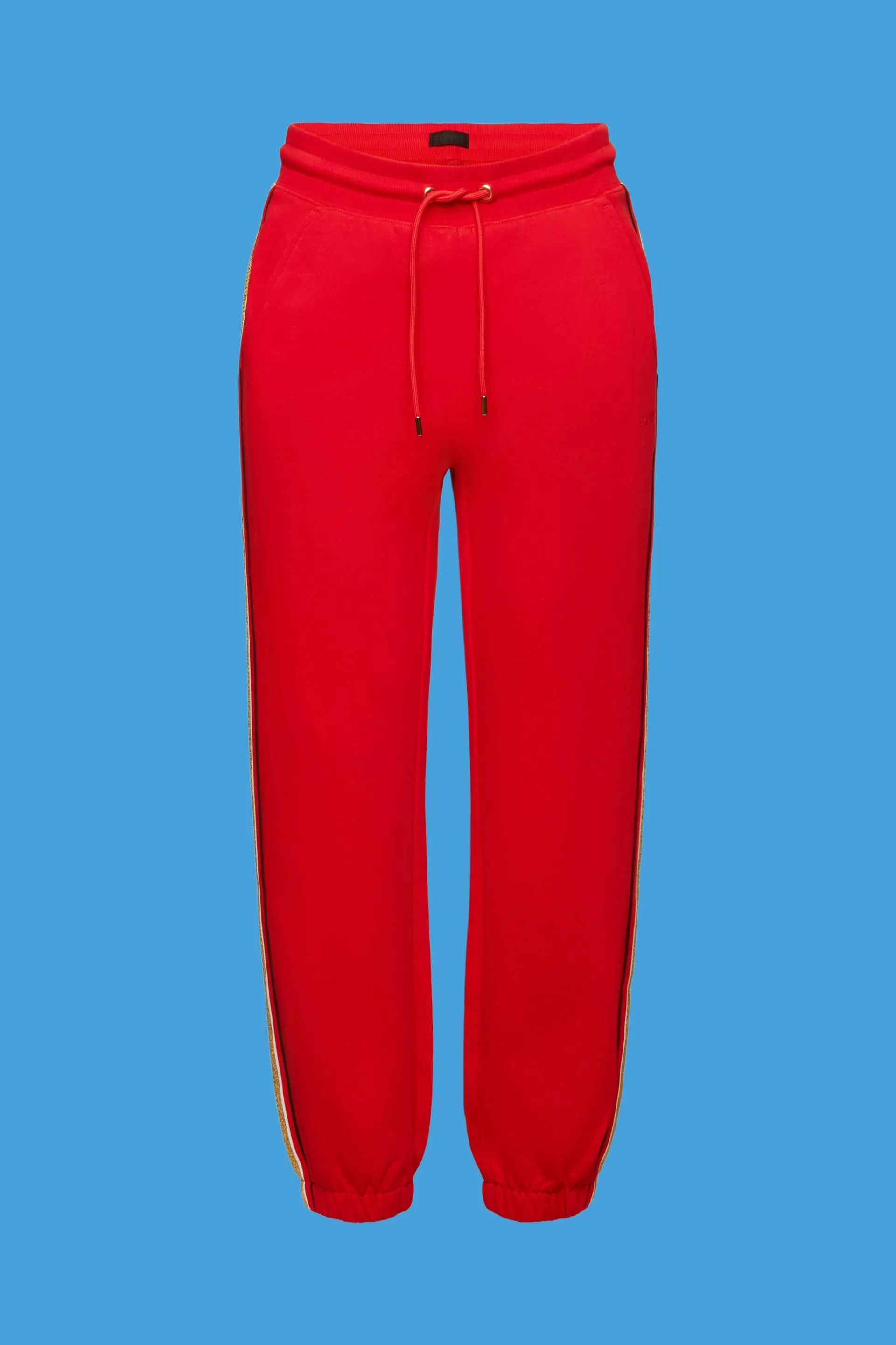 Pantaloni sportivi a righe in cotone