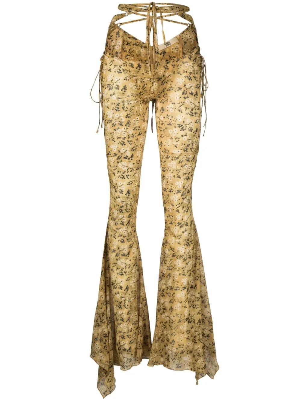 Pantaloni svasati glimmer in multicolore - donna
