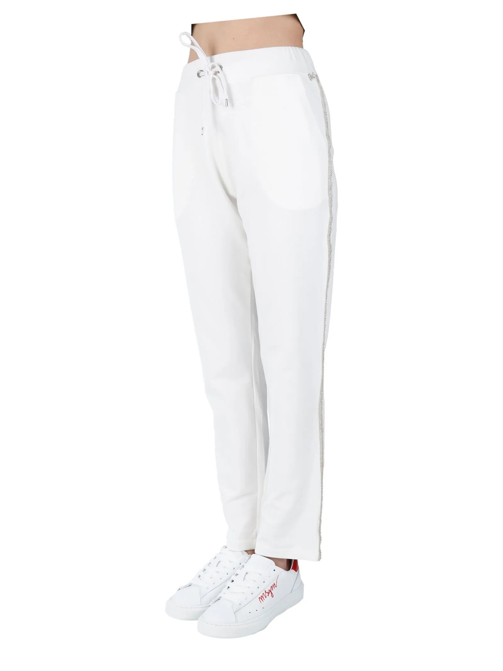 PANTALONI TUTA IN MISTO COTONE