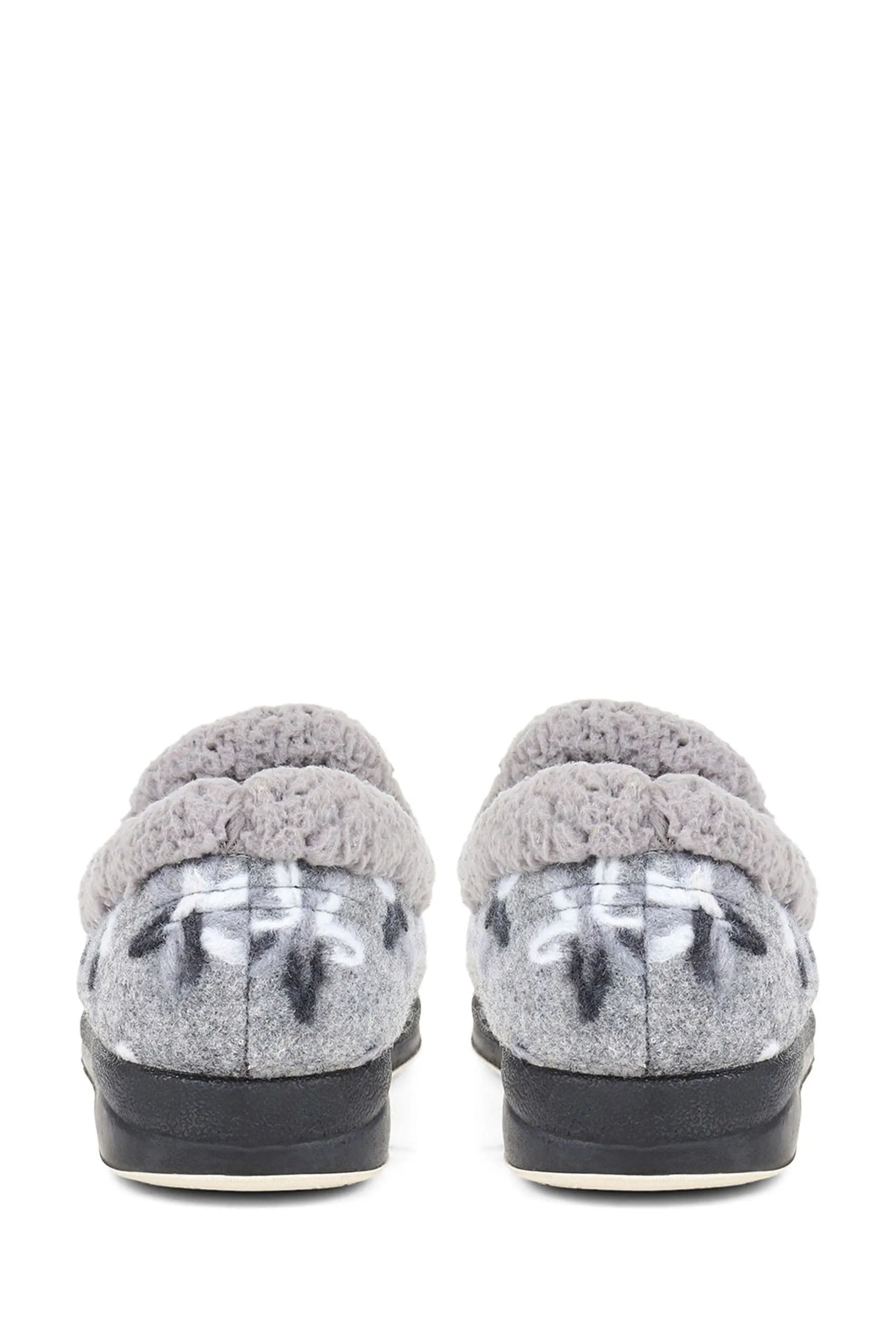 Pavers Grigio - Pantofole con fodera in pile