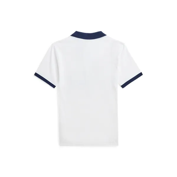 Polo in jersey pesante con logo