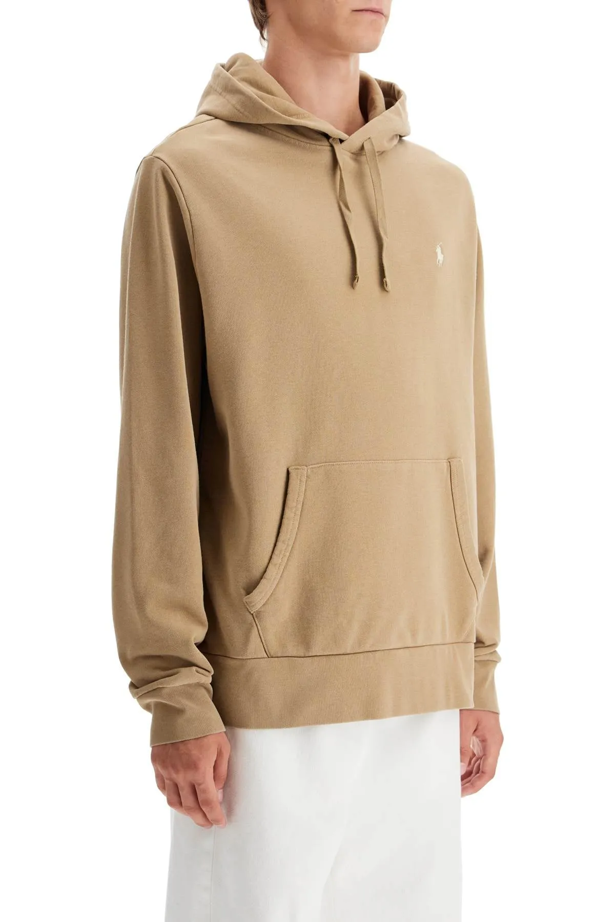 Polo ralph lauren felpa con cappuccio con pony ricamato