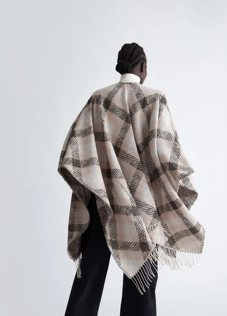 Poncho check liu jo