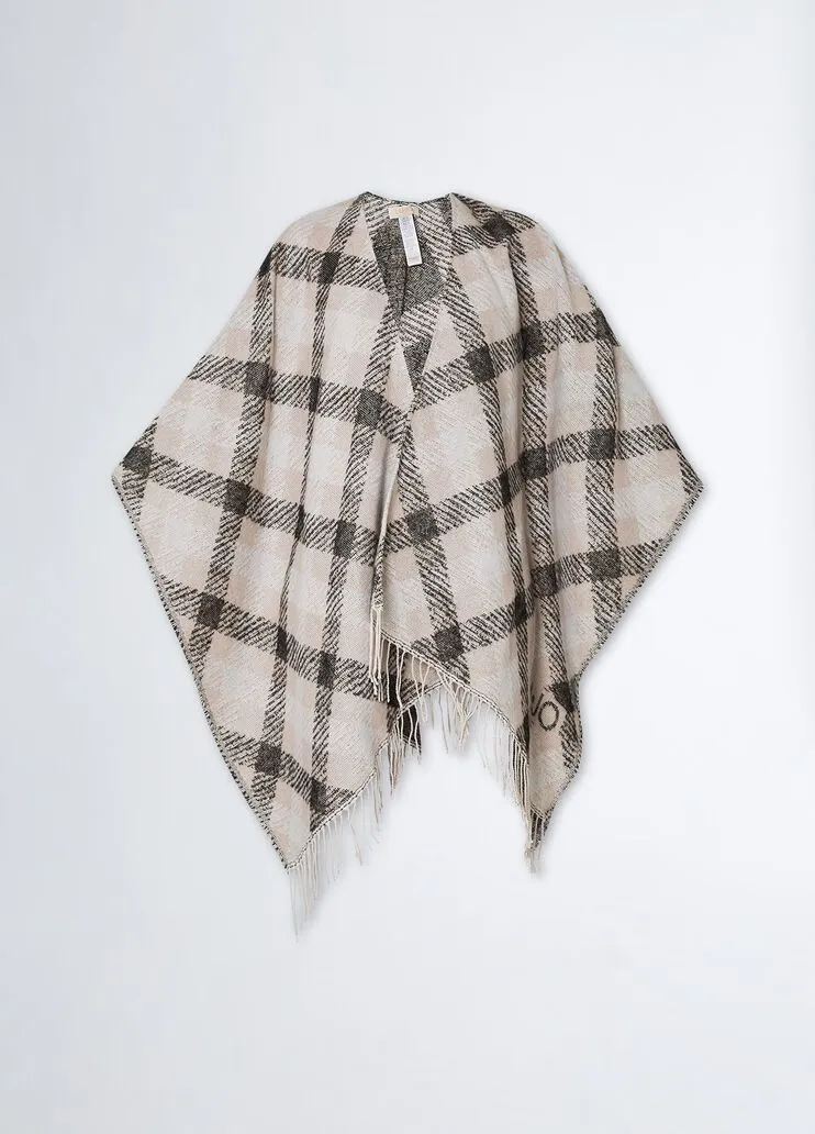 Poncho check liu jo