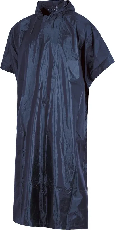 Poncho impermeabile con cappuccio Navy