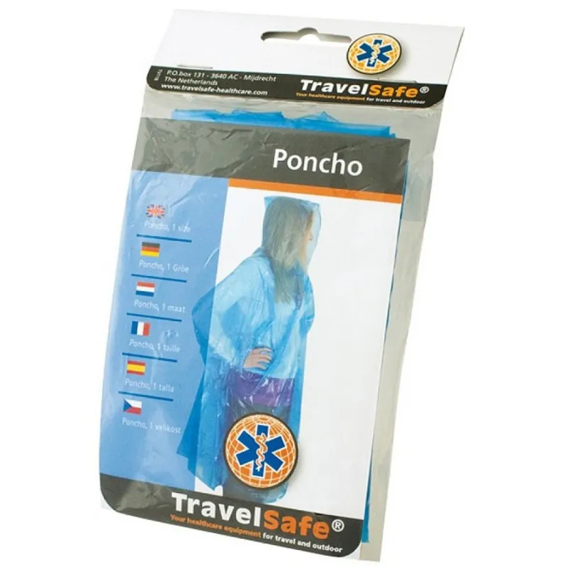 Poncho leggero TravelSafe (blu)