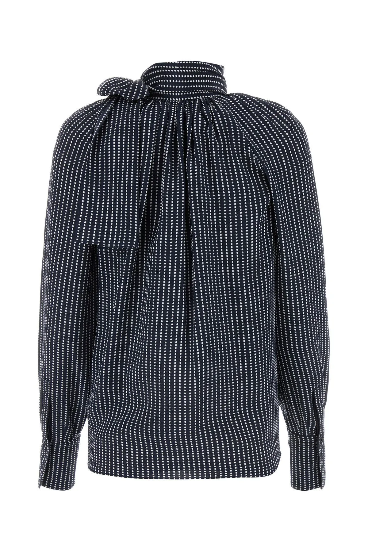 Printed silk blouse    